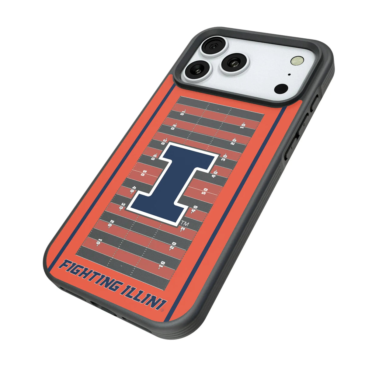 University of Illinois Fighting Illini Field iPhone Bump Phone Case for Apple iPhone - Isometric View#Device_iPhone 18 Pro Max