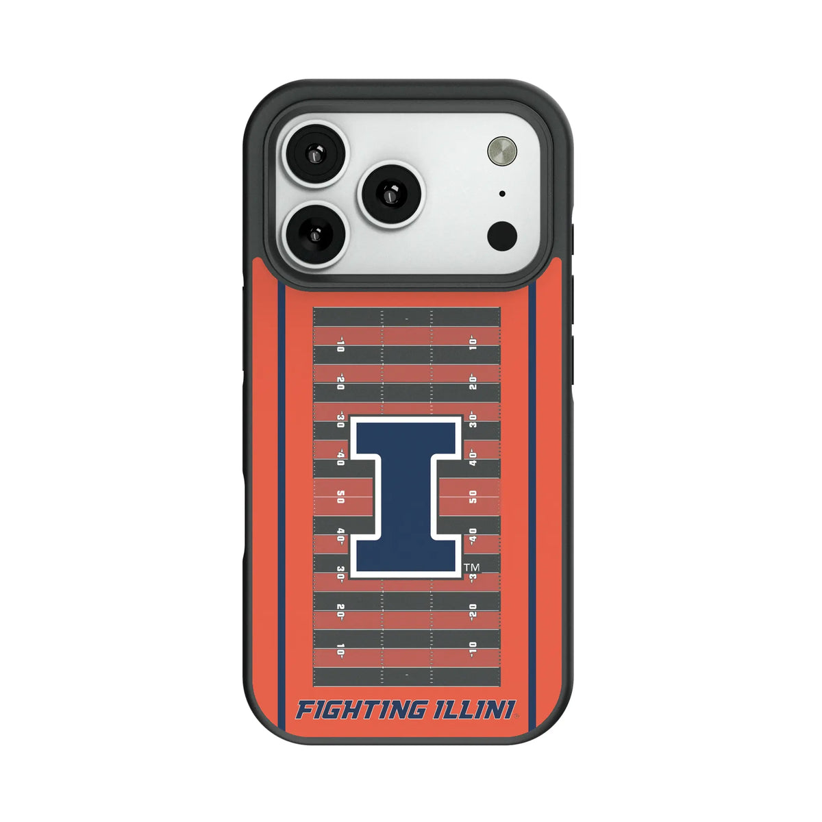 University of Illinois Fighting Illini Field Bump Phone Case for Apple iPhone