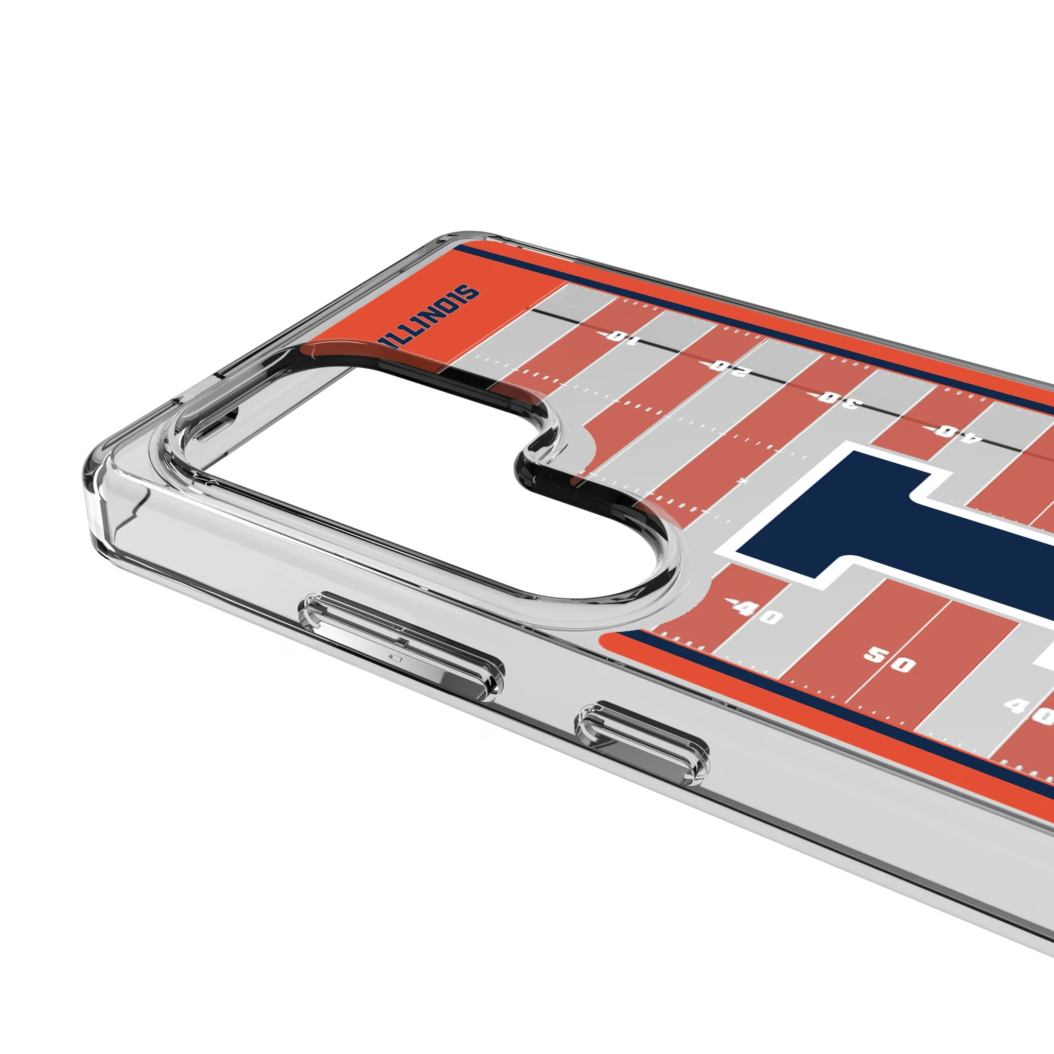 University of Illinois Fighting Illini Field Galaxy Clear Phone Case for Samsung Galaxy - Detail