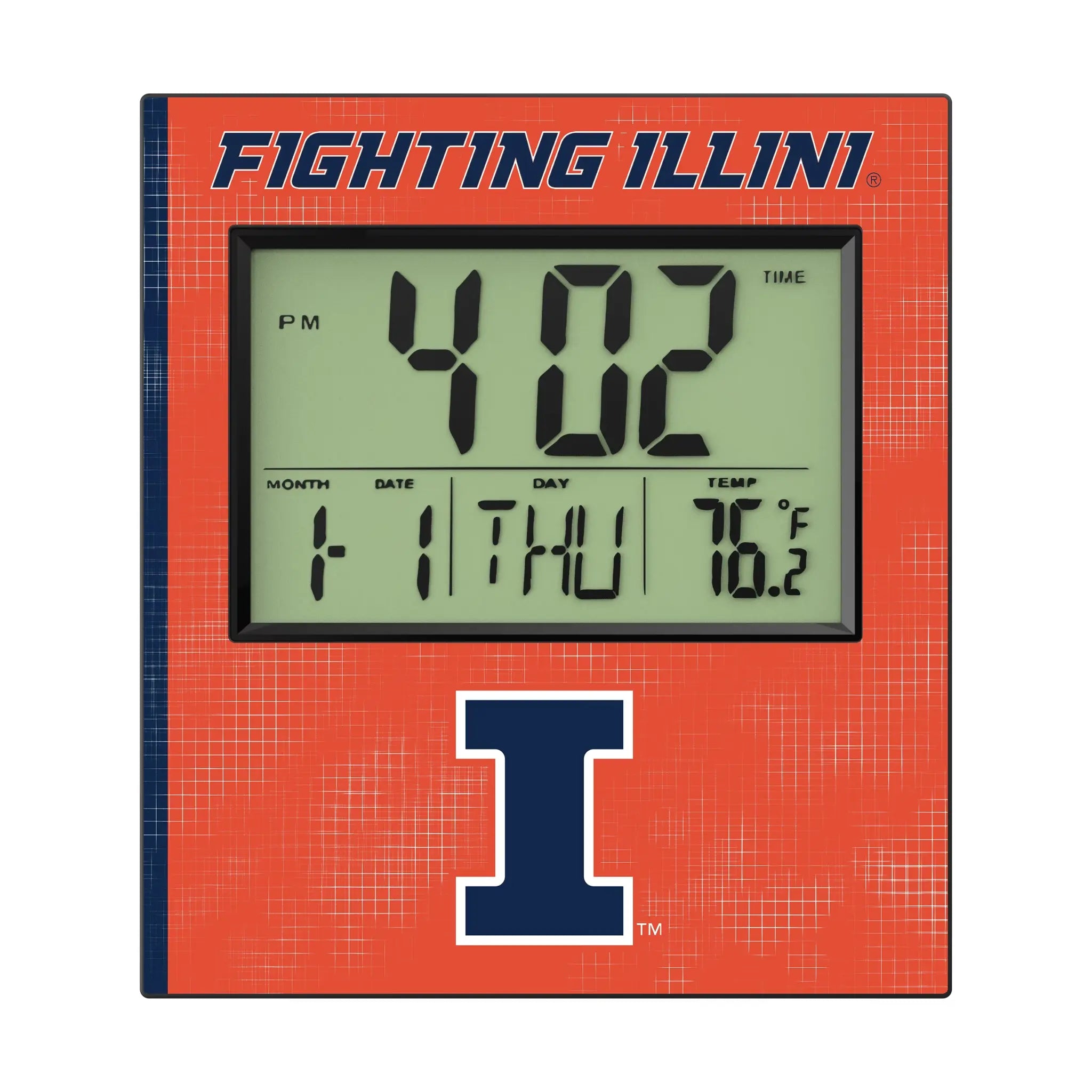 University of Illinois Fighting Illini Hatch Wall Clock