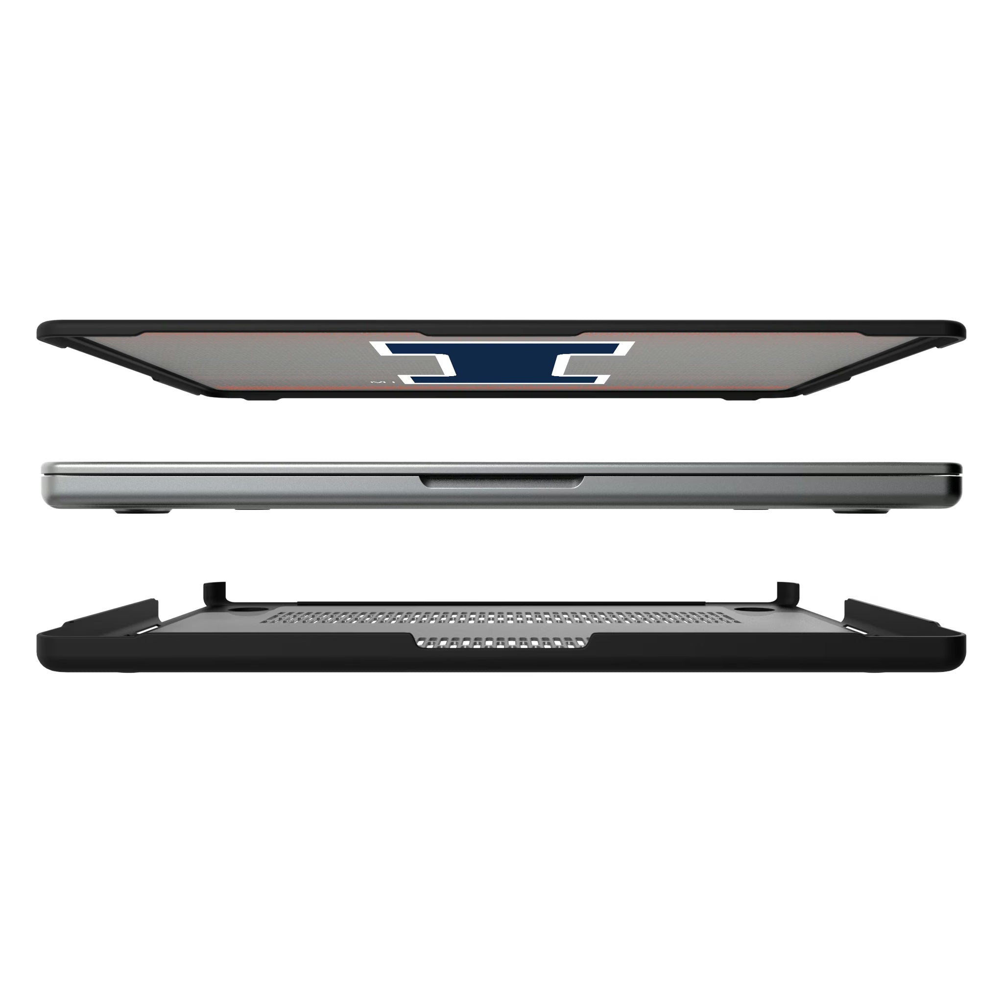 University of Illinois Fighting Illini Linen MacBook Laptop Case for Apple MacBook#Device_MacBook Pro (14-inch, 2021) / MacBook Pro (14-inch, 2023) / MacBook Pro (14-inch, 2024)