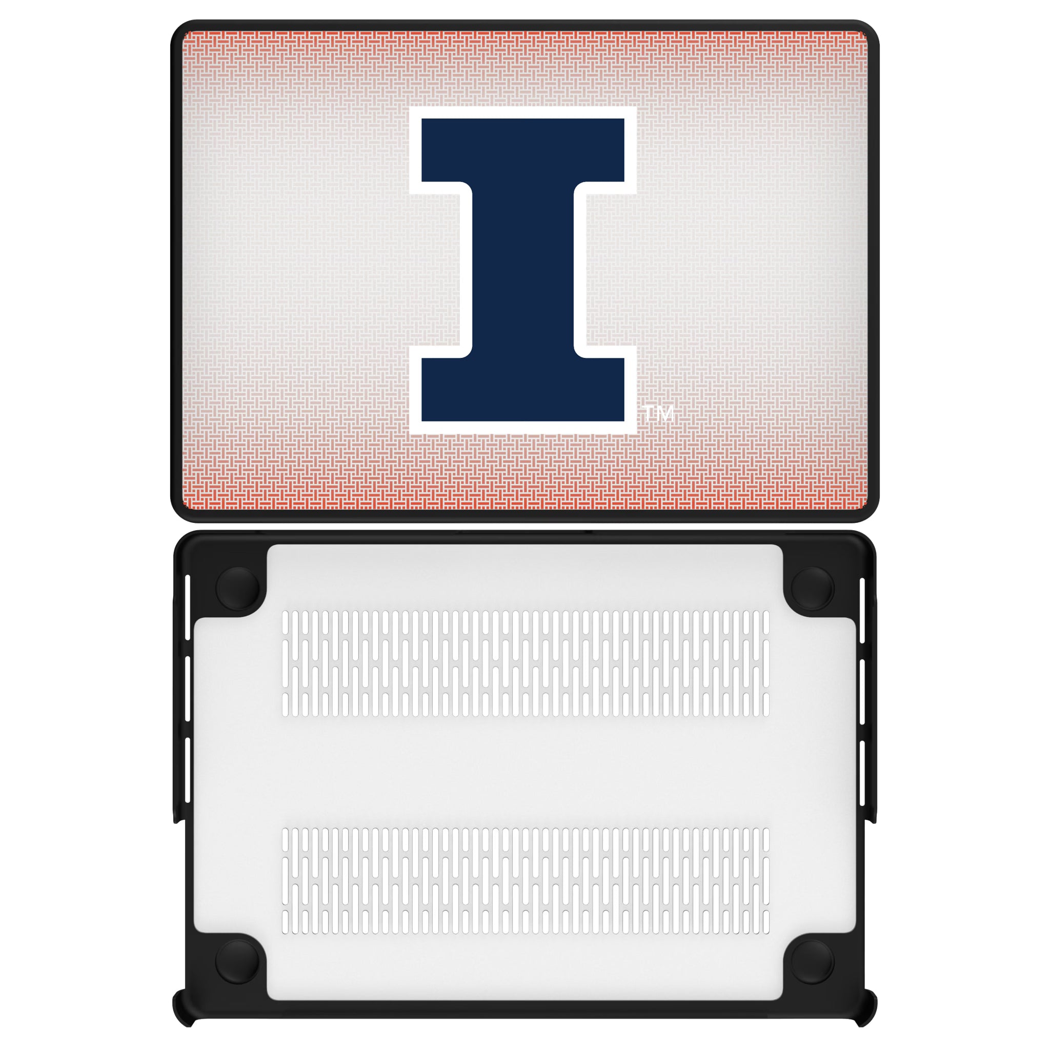 University of Illinois Fighting Illini Linen MacBook Laptop Case for Apple MacBook#Device_MacBook Pro (14-inch, 2021) / MacBook Pro (14-inch, 2023) / MacBook Pro (14-inch, 2024)