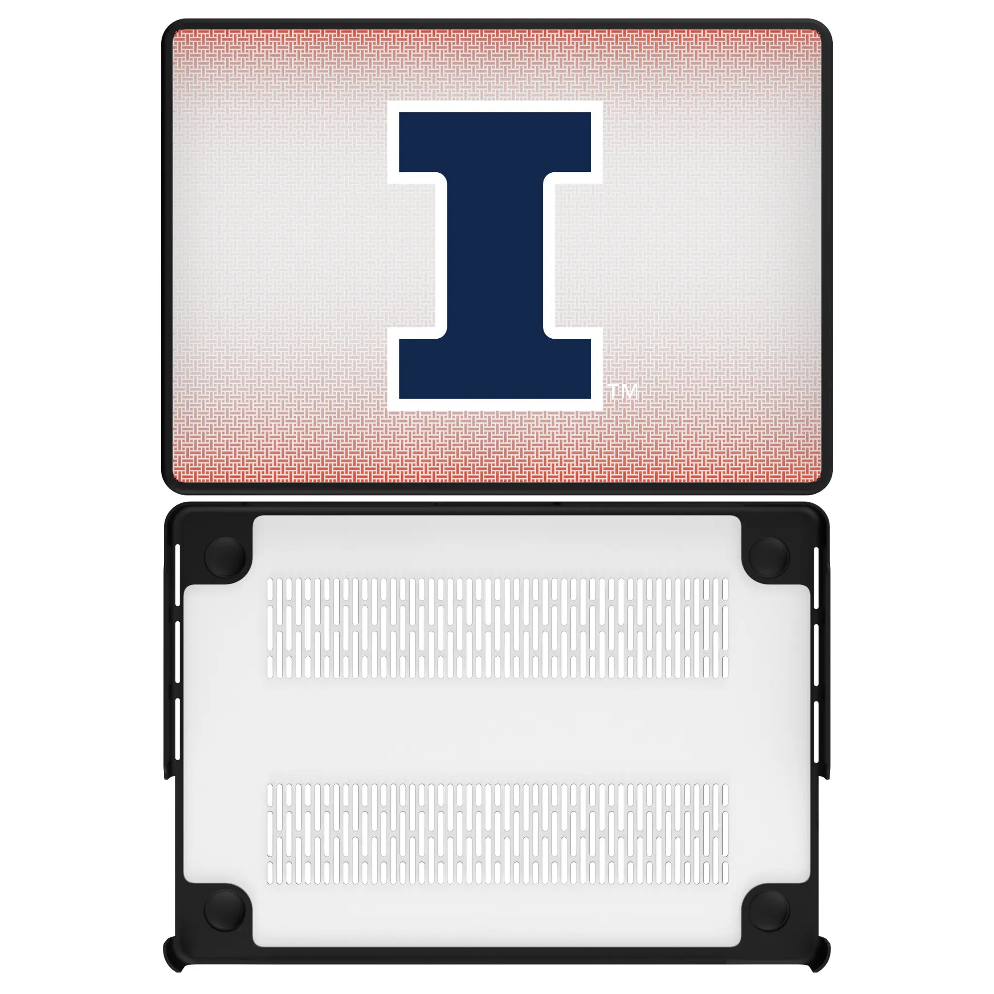 University of Illinois Fighting Illini Linen MacBook Laptop Case for Apple MacBook