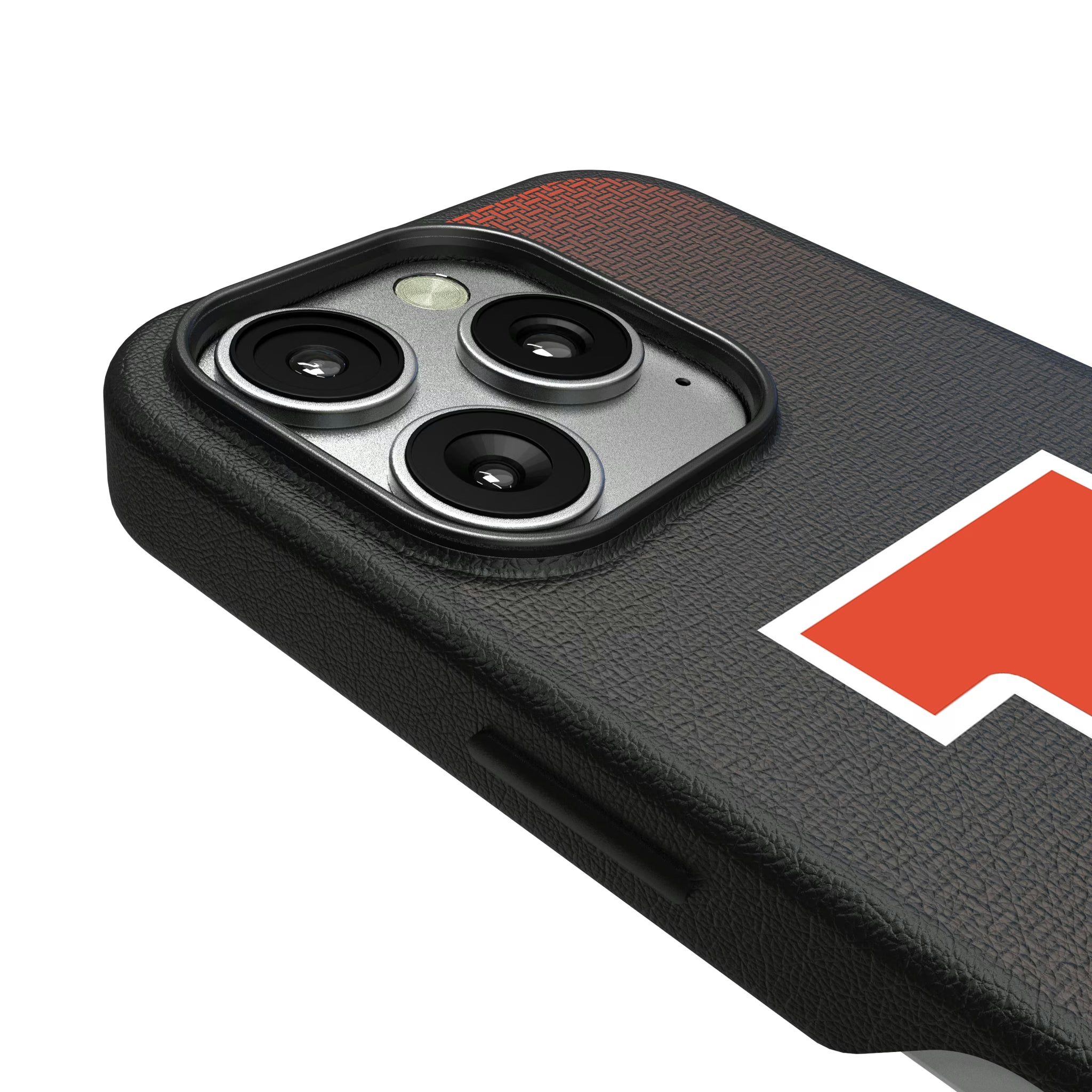 University of Illinois Fighting Illini Linen iPhone MagSafe Compatible Phone Case for Apple iPhone - Detail