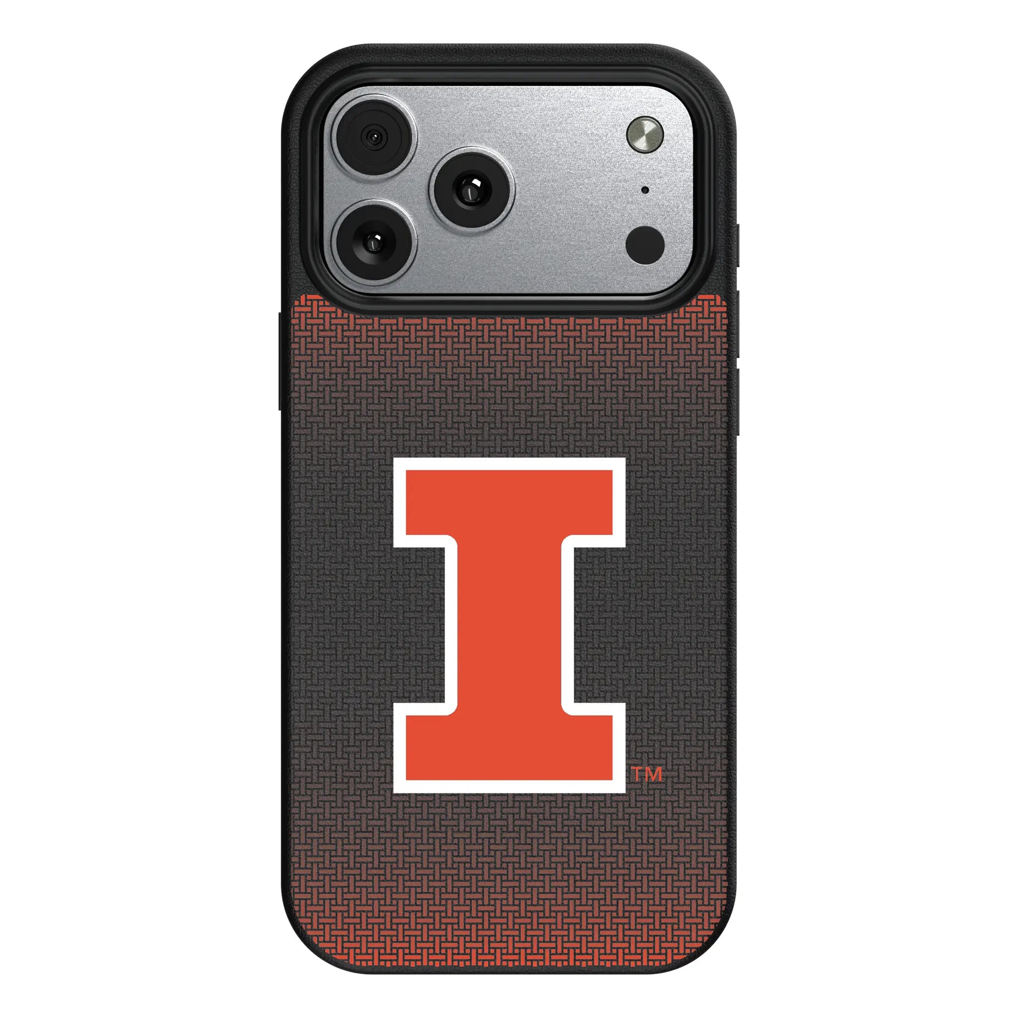 University of Illinois Fighting Illini Linen iPhone MagSafe Compatible Phone Case for Apple iPhone#Device_iPhone 17 Pro Max