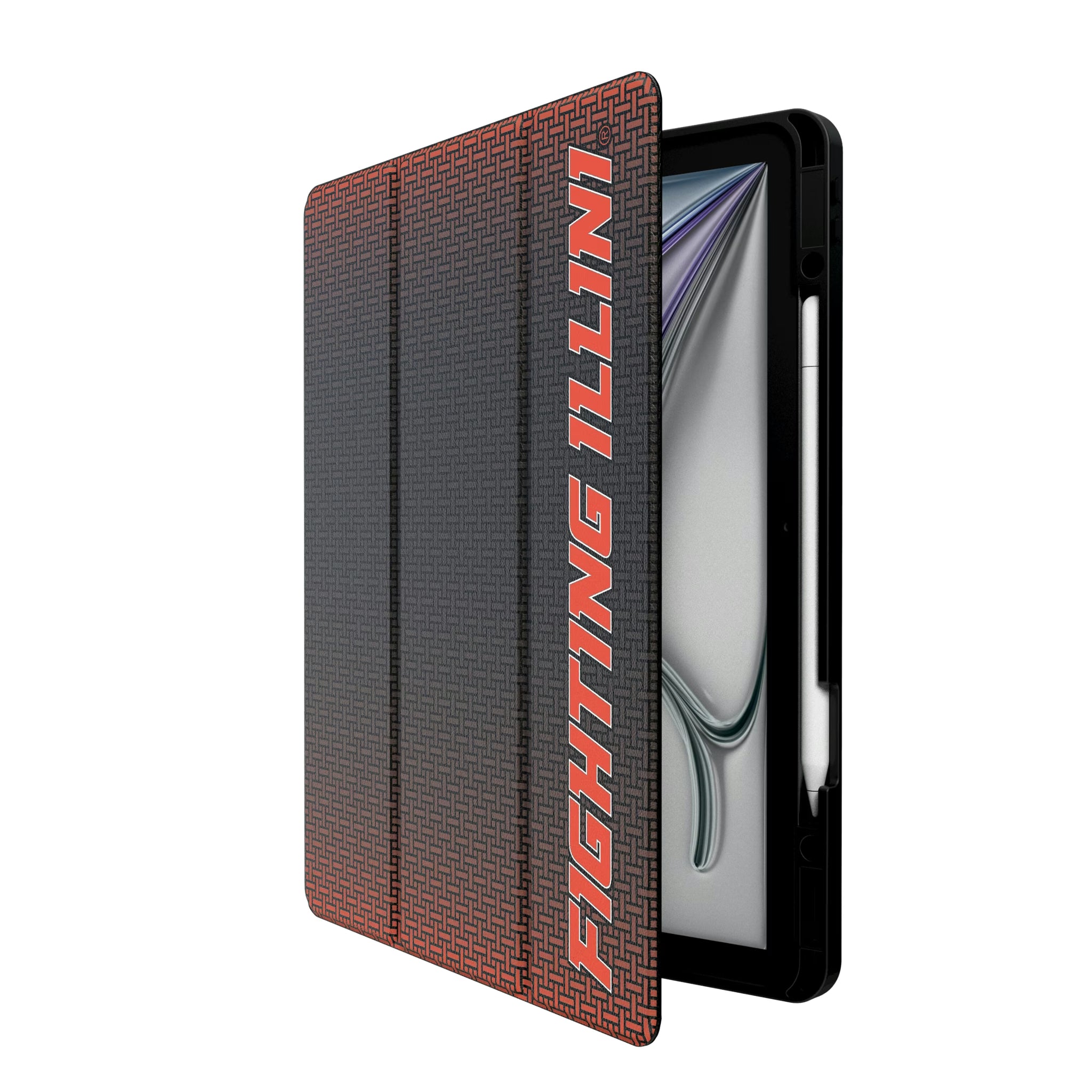 University of Illinois Fighting Illini Linen iPad Tablet Case for Apple iPad