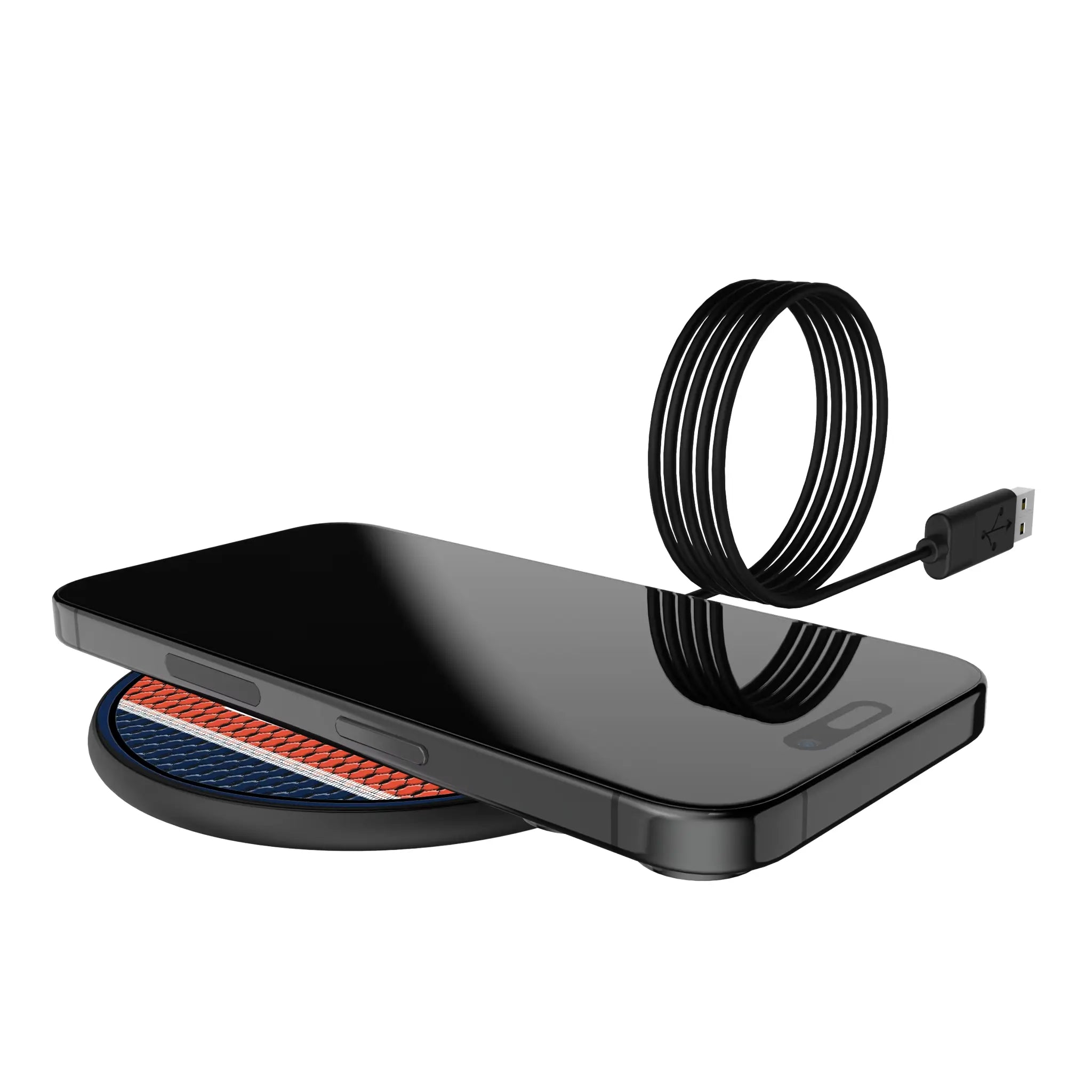 University of Illinois Fighting Illini Mesh 15-Watt Wireless Charger - Lifestyle