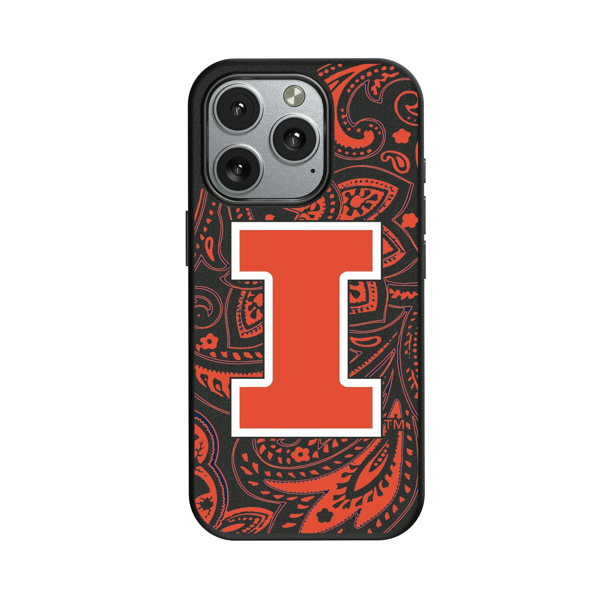 University of Illinois Fighting Illini Paisley iPhone MagSafe Compatible Phone Case for Apple iPhone