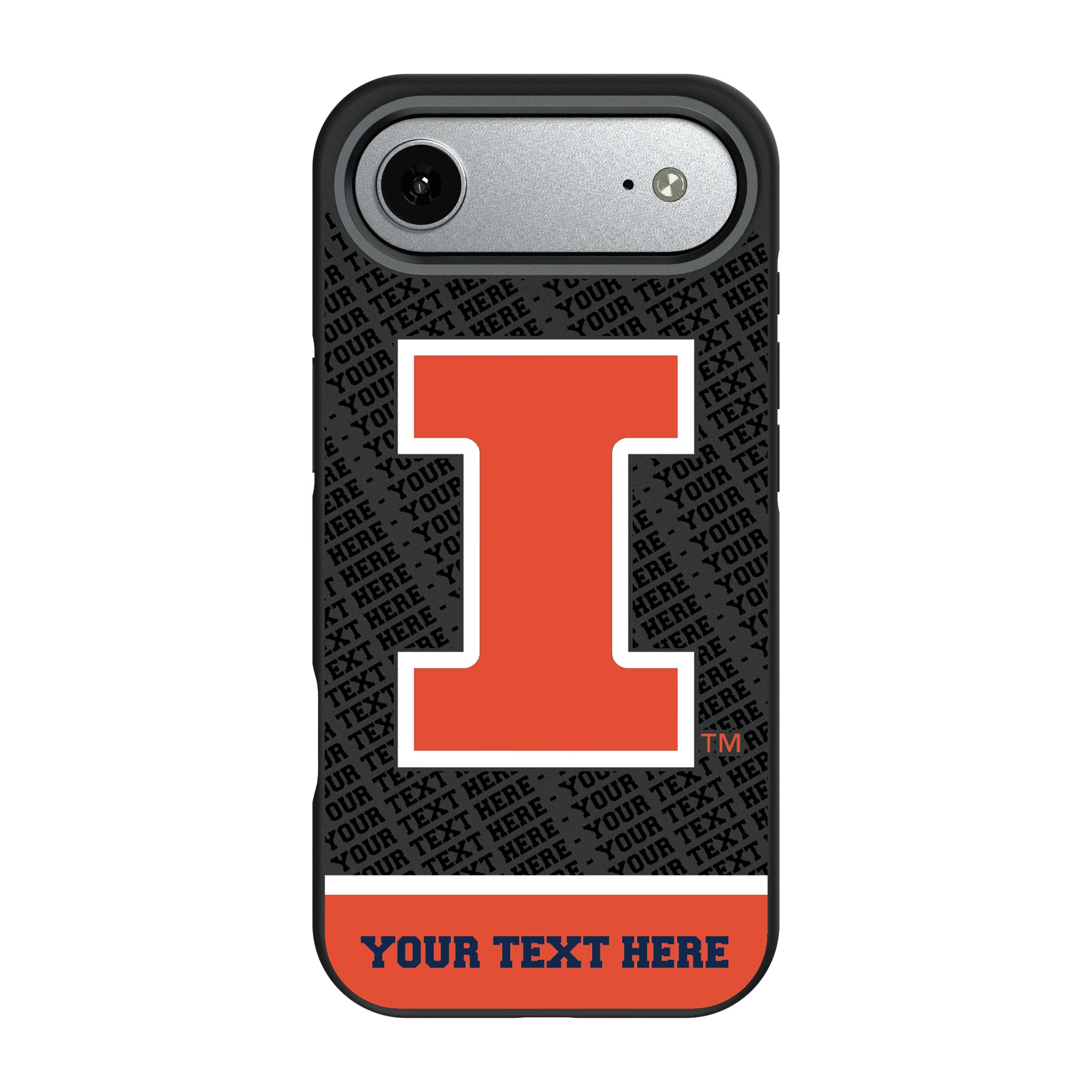University of Illinois Fighting Illini Personalized EndZone Plus iPhone Bump Phone Case for Apple iPhone#Device_iPhone Air