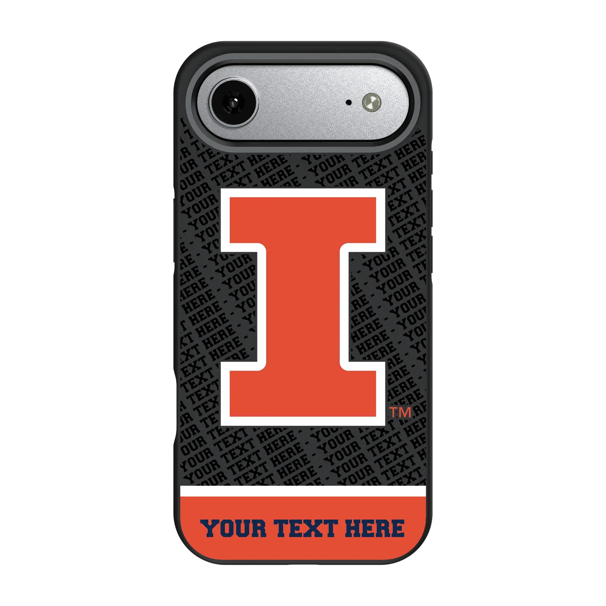 University of Illinois Fighting Illini Personalized EndZone Plus iPhone Bump Phone Case for Apple iPhone#Device_iPhone Air