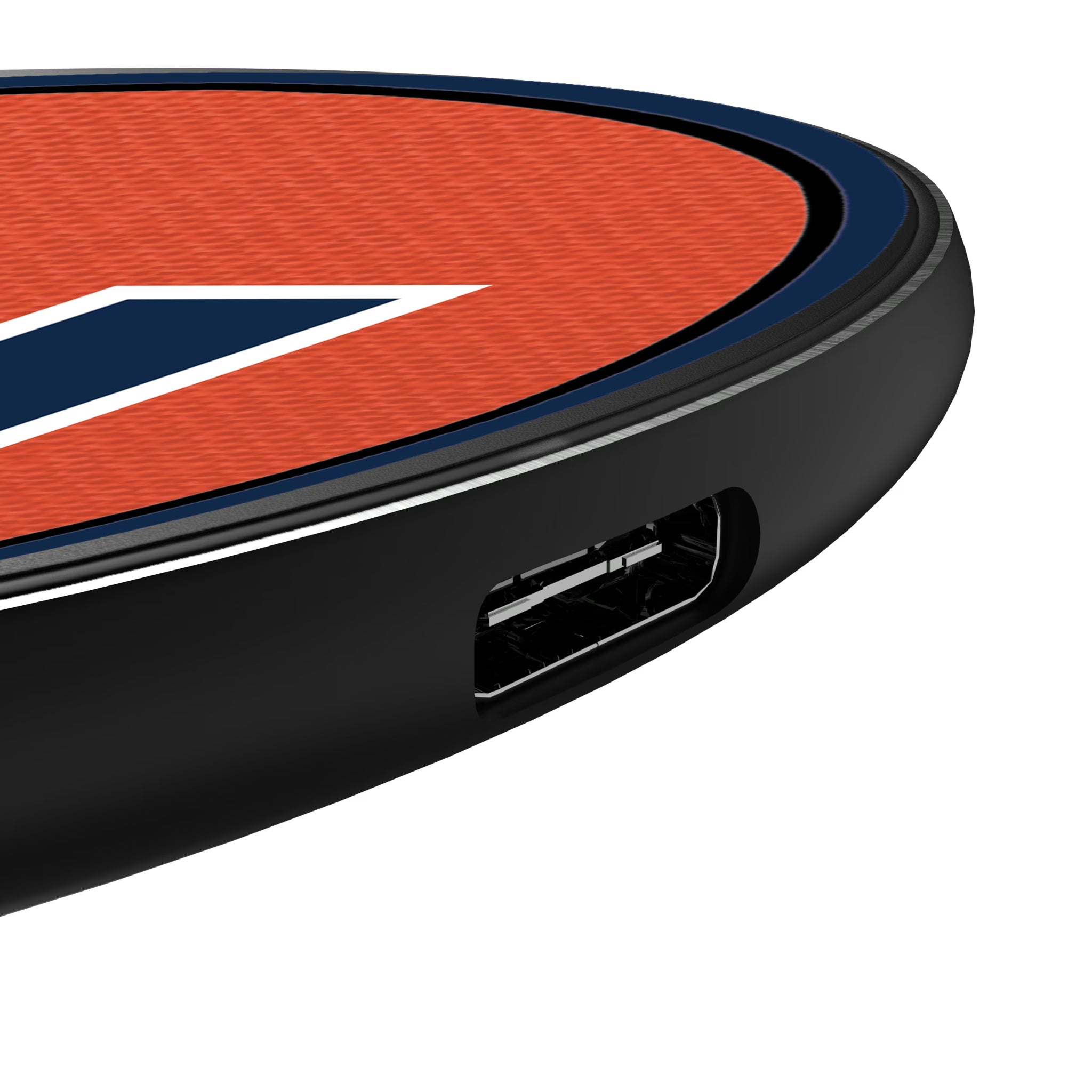 University of Illinois Fighting Illini Personalized Endzone Solid 15-Watt Wireless Charger - Detail