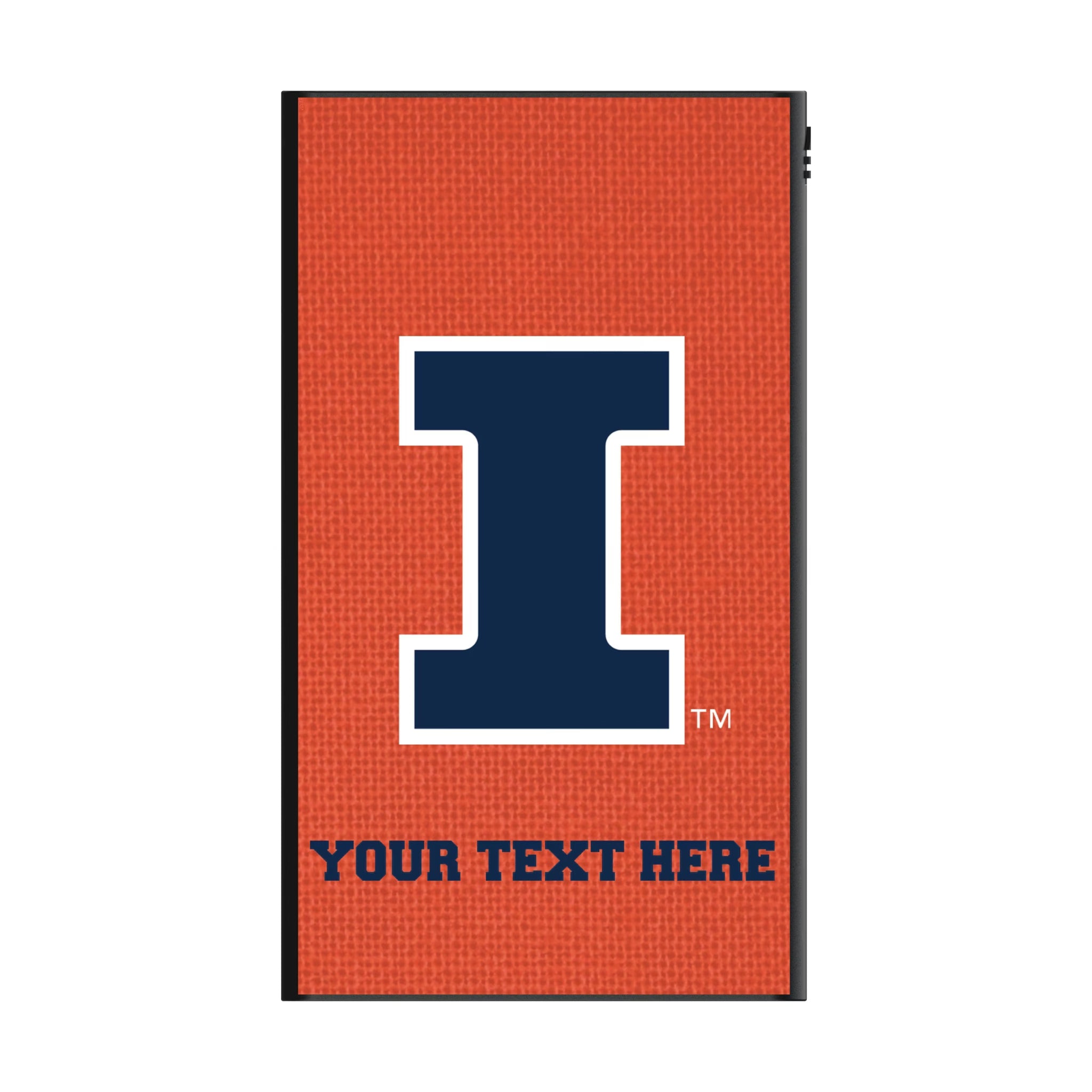 University of Illinois Fighting Illini Personalized Solid 5000mAh Flat Powerbank