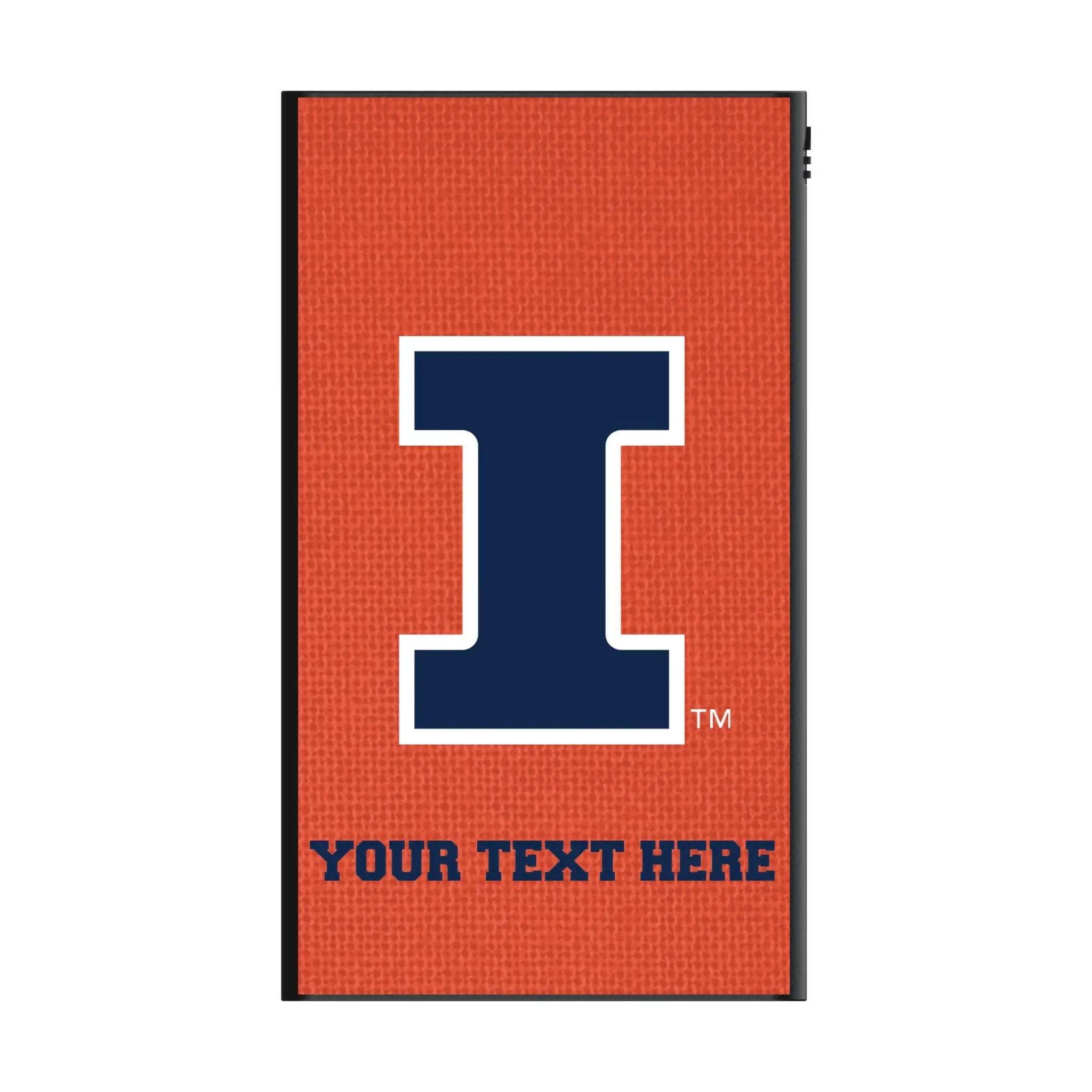 University of Illinois Fighting Illini Personalized Solid 5000mAh Flat Power Bank
