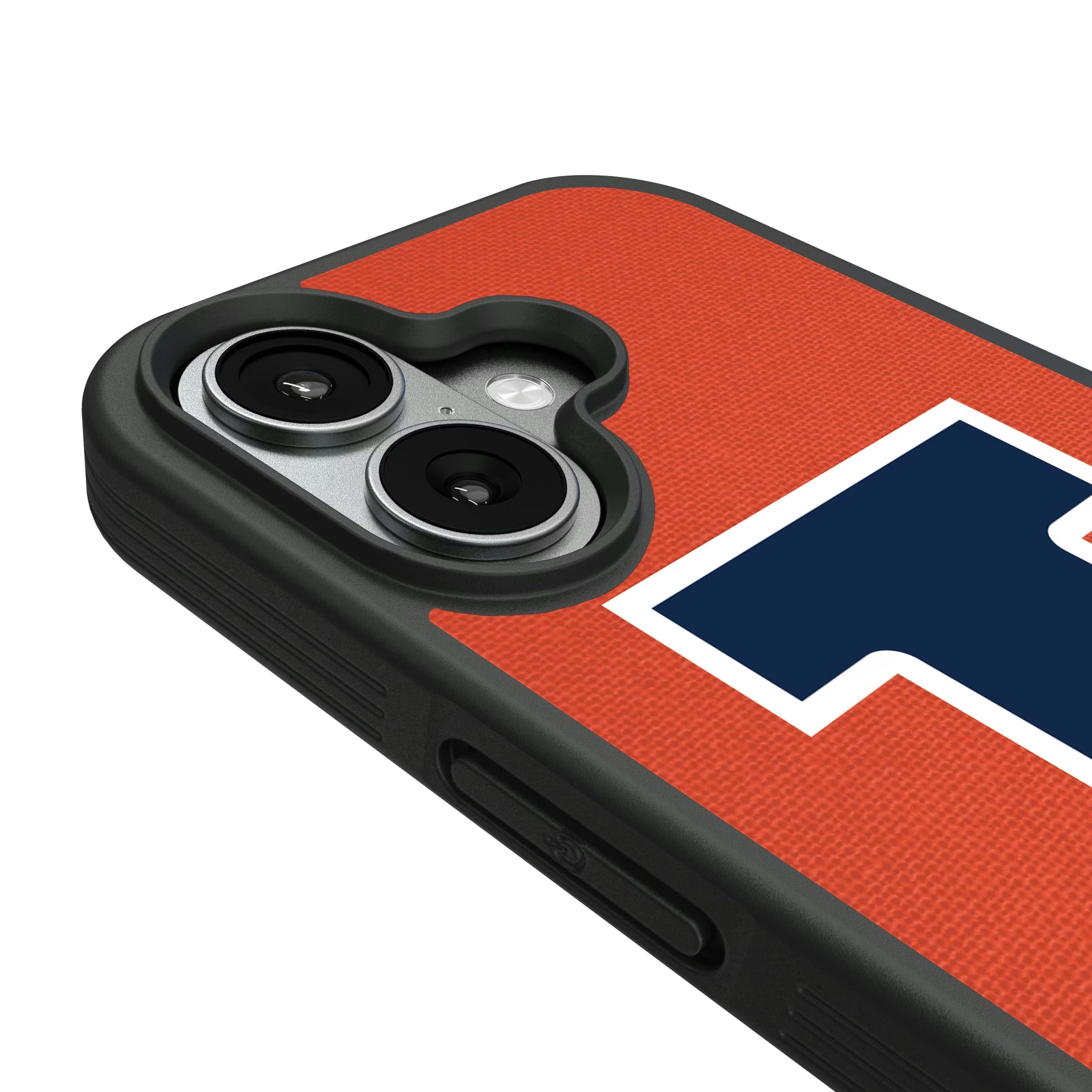 University of Illinois Fighting Illini Personalized Stripe iPhone Bump Phone Case for Apple iPhone - Detail#Device_iPhone 17