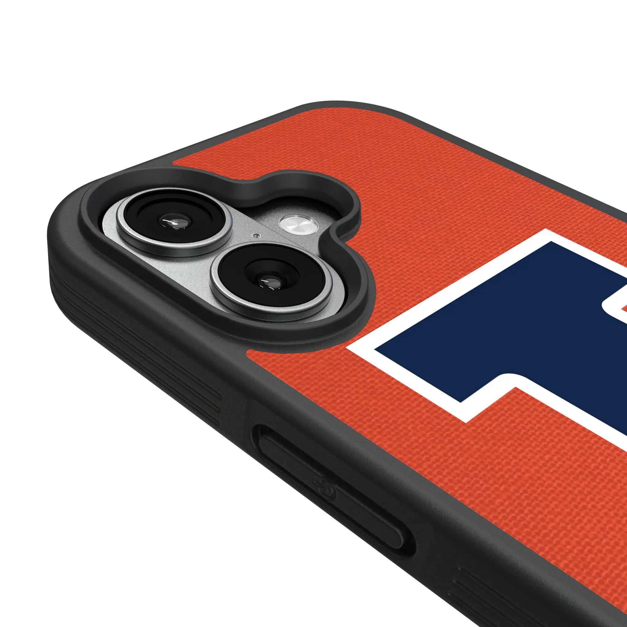 University of Illinois Fighting Illini Personalized Stripe iPhone Bump Phone Case for Apple iPhone - Detail#Device_iPhone 17
