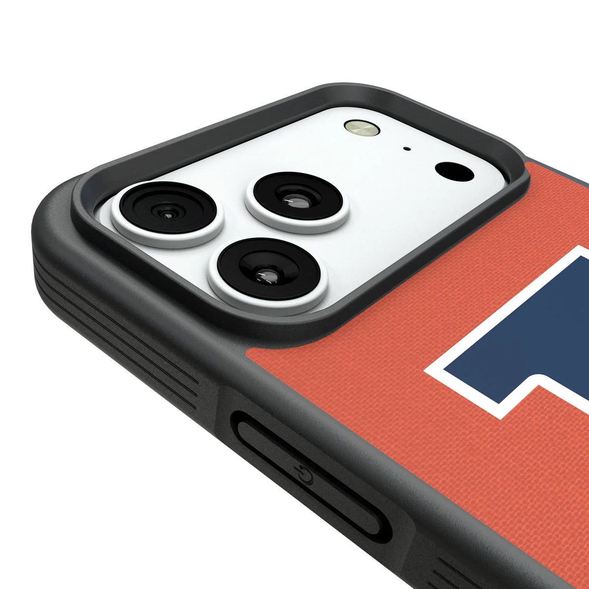 University of Illinois Fighting Illini Personalized Stripe iPhone Bump Phone Case for Apple iPhone - Detail#Device_iPhone 18 Pro Max