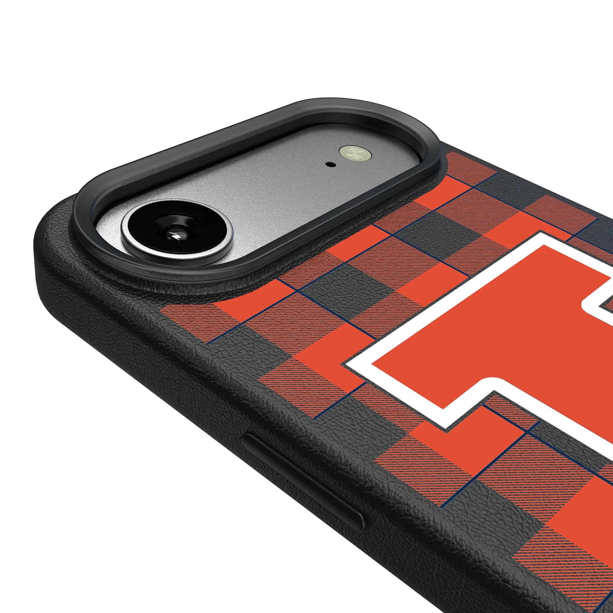 University of Illinois Fighting Illini Plaid iPhone MagSafe Compatible Phone Case for Apple iPhone - Detail#Device_iPhone Air