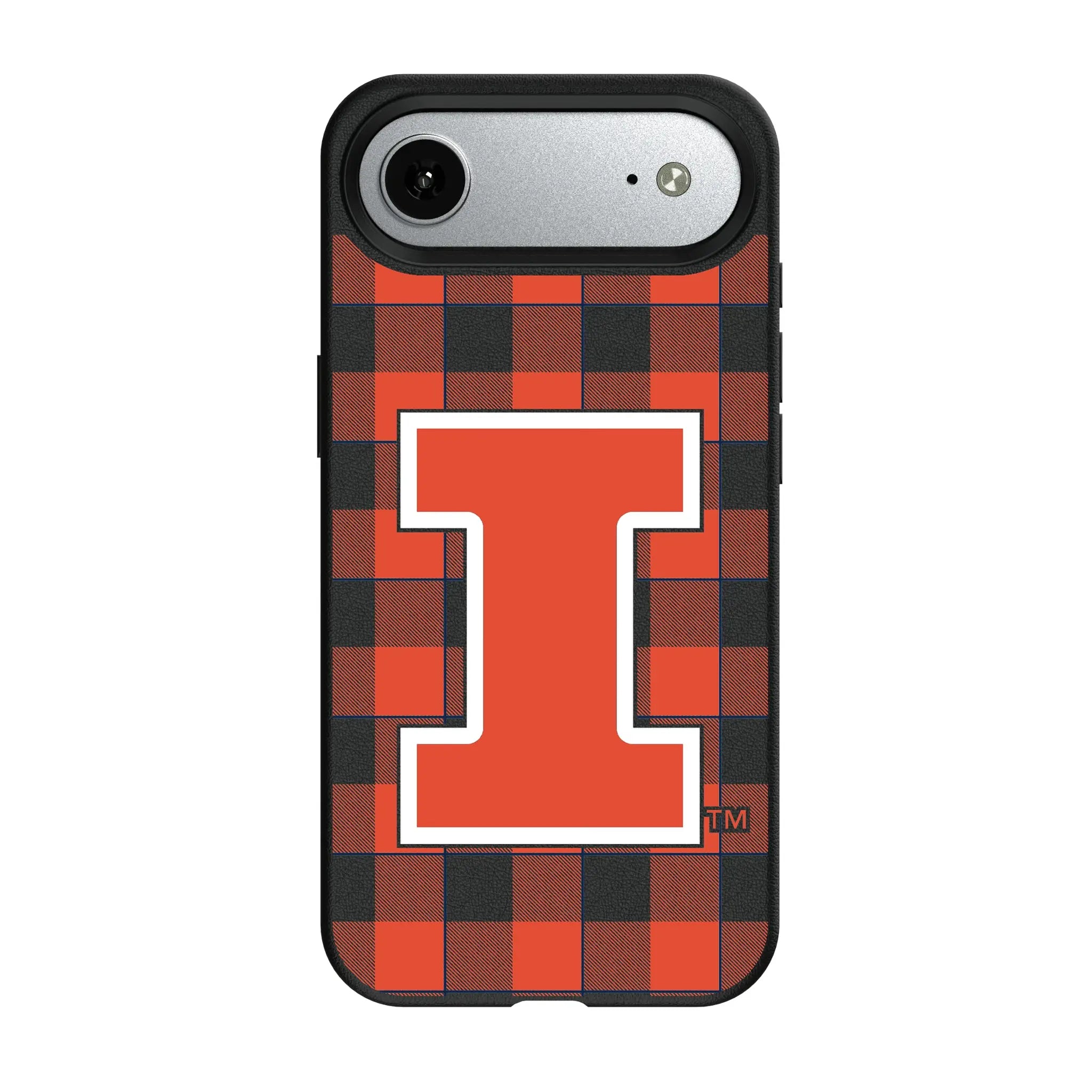 University of Illinois Fighting Illini Plaid iPhone MagSafe Compatible Phone Case for Apple iPhone#Device_iPhone Air