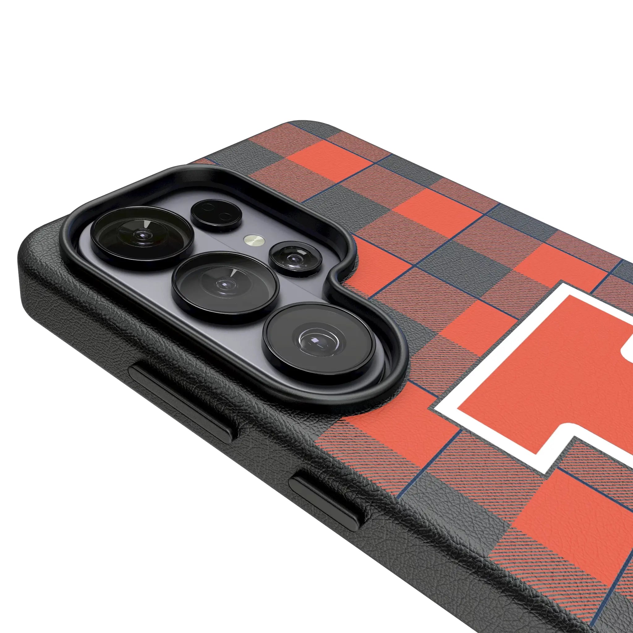 University of Illinois Fighting Illini Plaid Galaxy MagSafe Compatible Phone Case for Samsung Galaxy - Detail#Device_Galaxy S26 Ultra