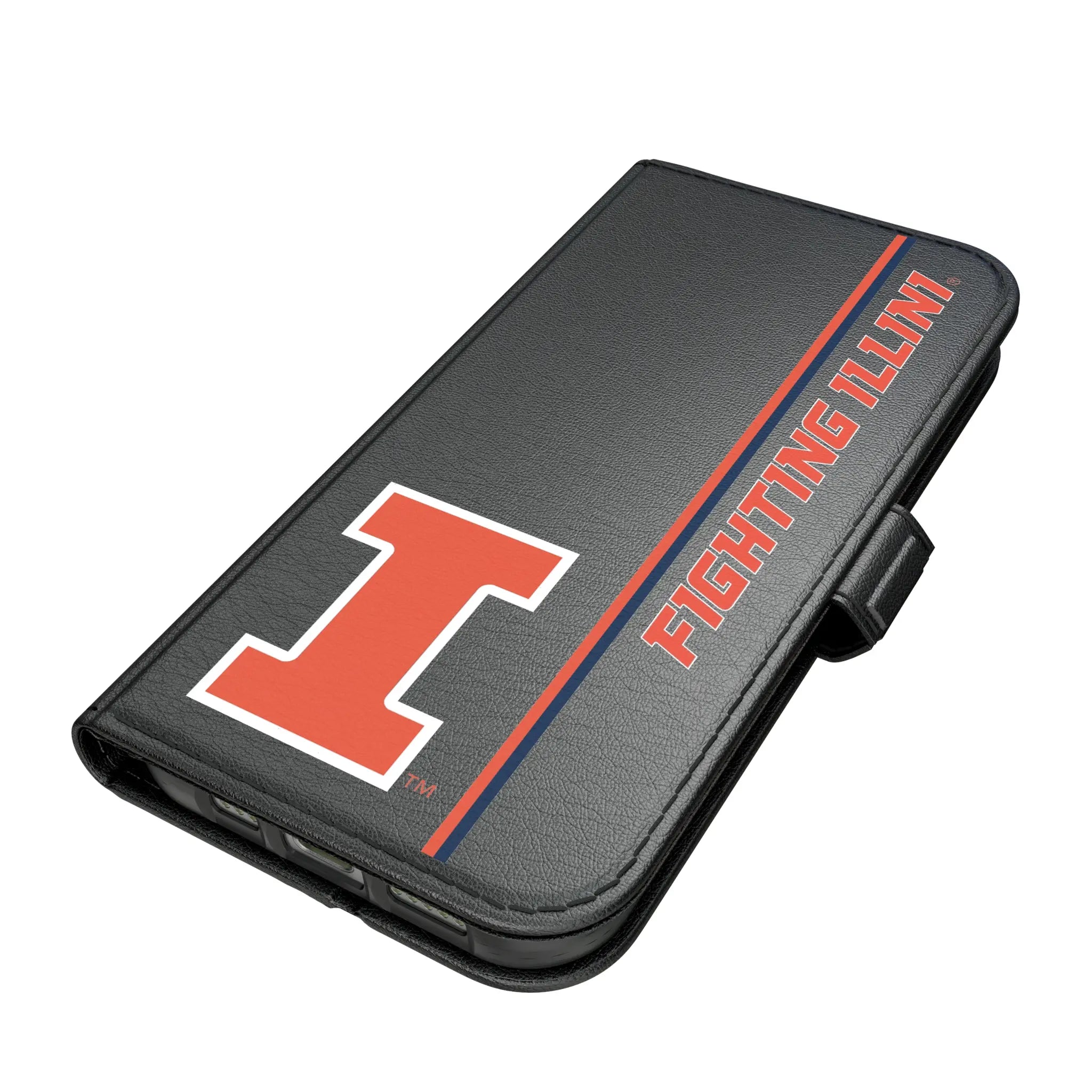 University of Illinois Fighting Illini Sidebar iPhone Folio Phone Case for Apple iPhone#Device_iPhone 17