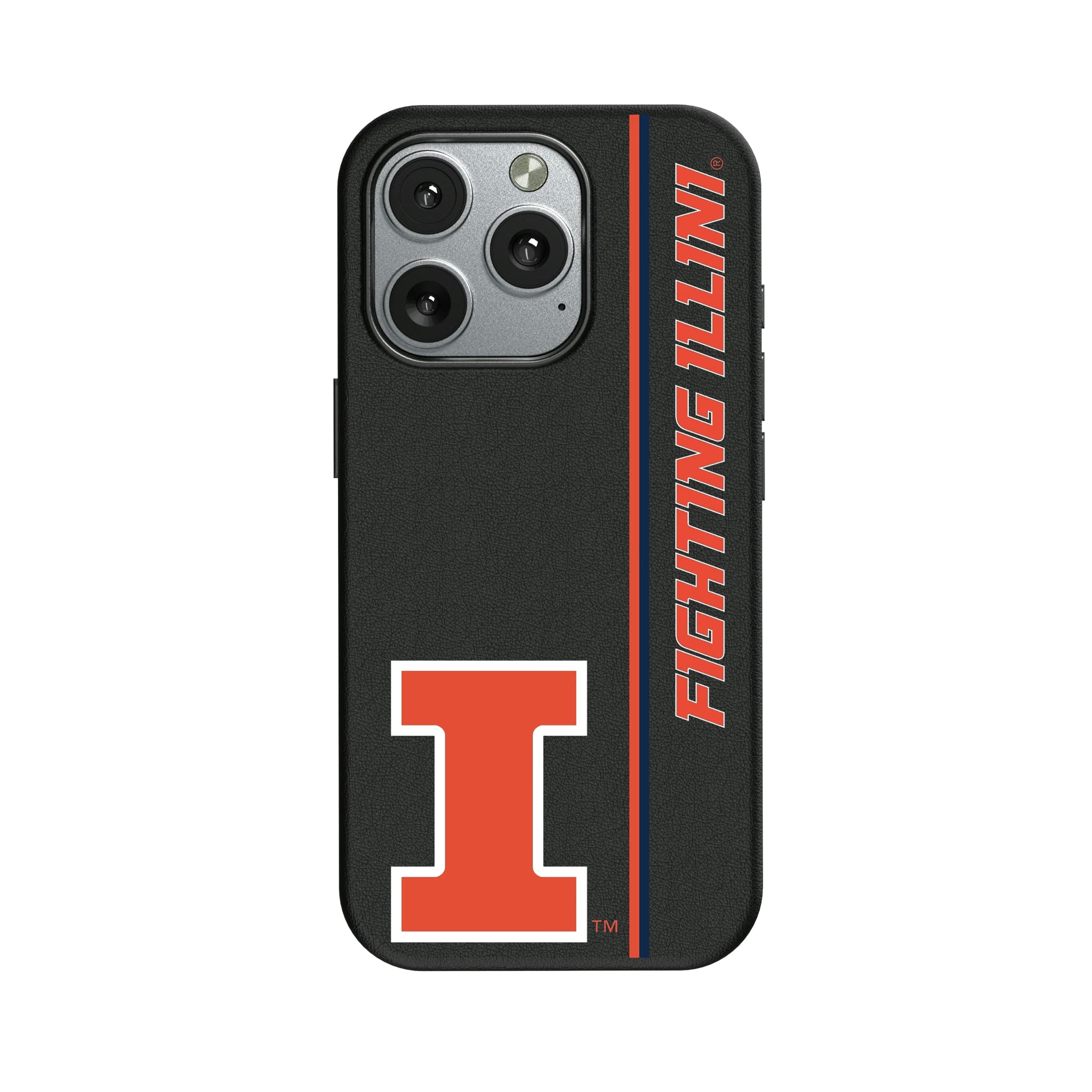 University of Illinois Fighting Illini Sidebar iPhone MagSafe Compatible Phone Case for Apple iPhone