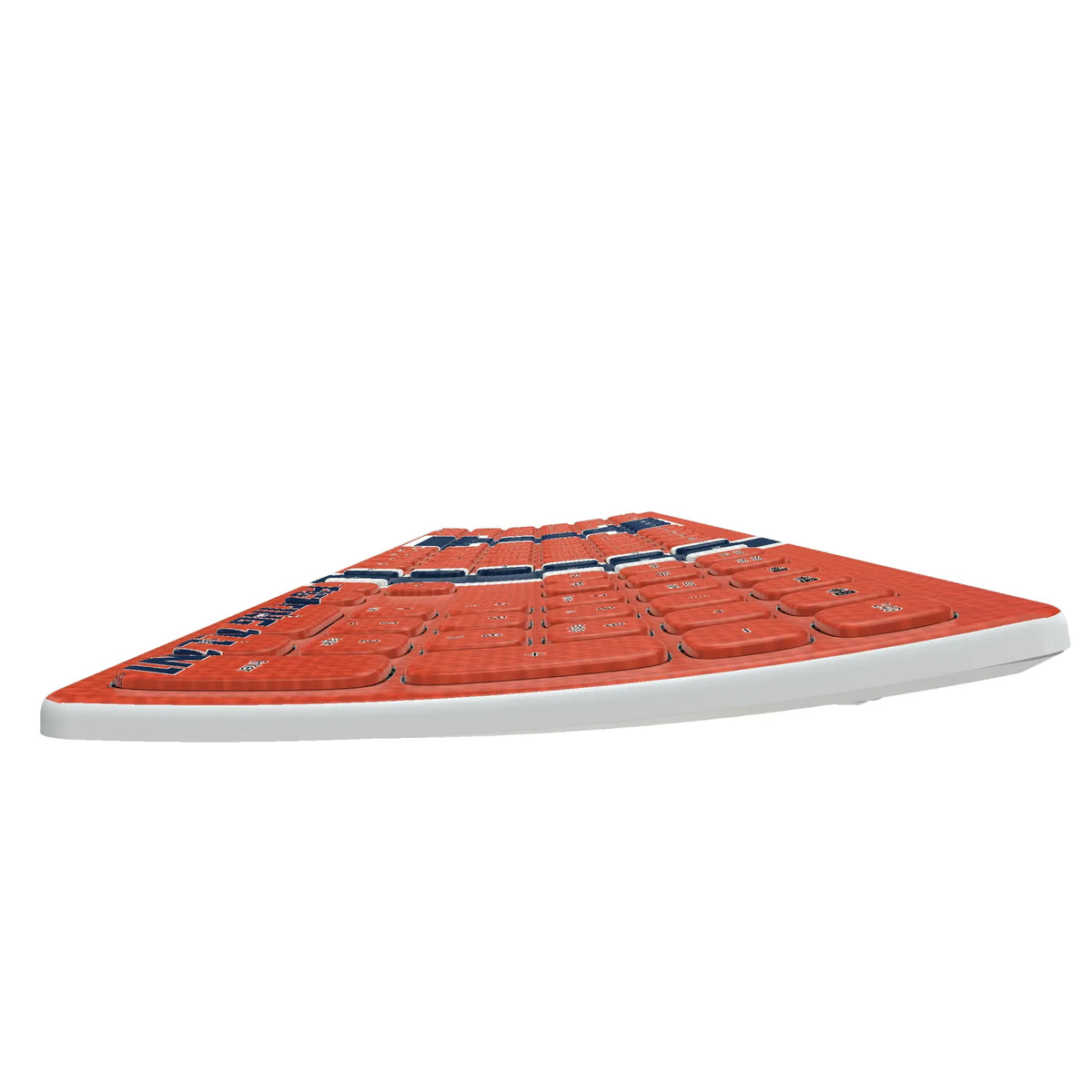 University of Illinois Fighting Illini Stripe KKB605 Curved Wireless Keyboard