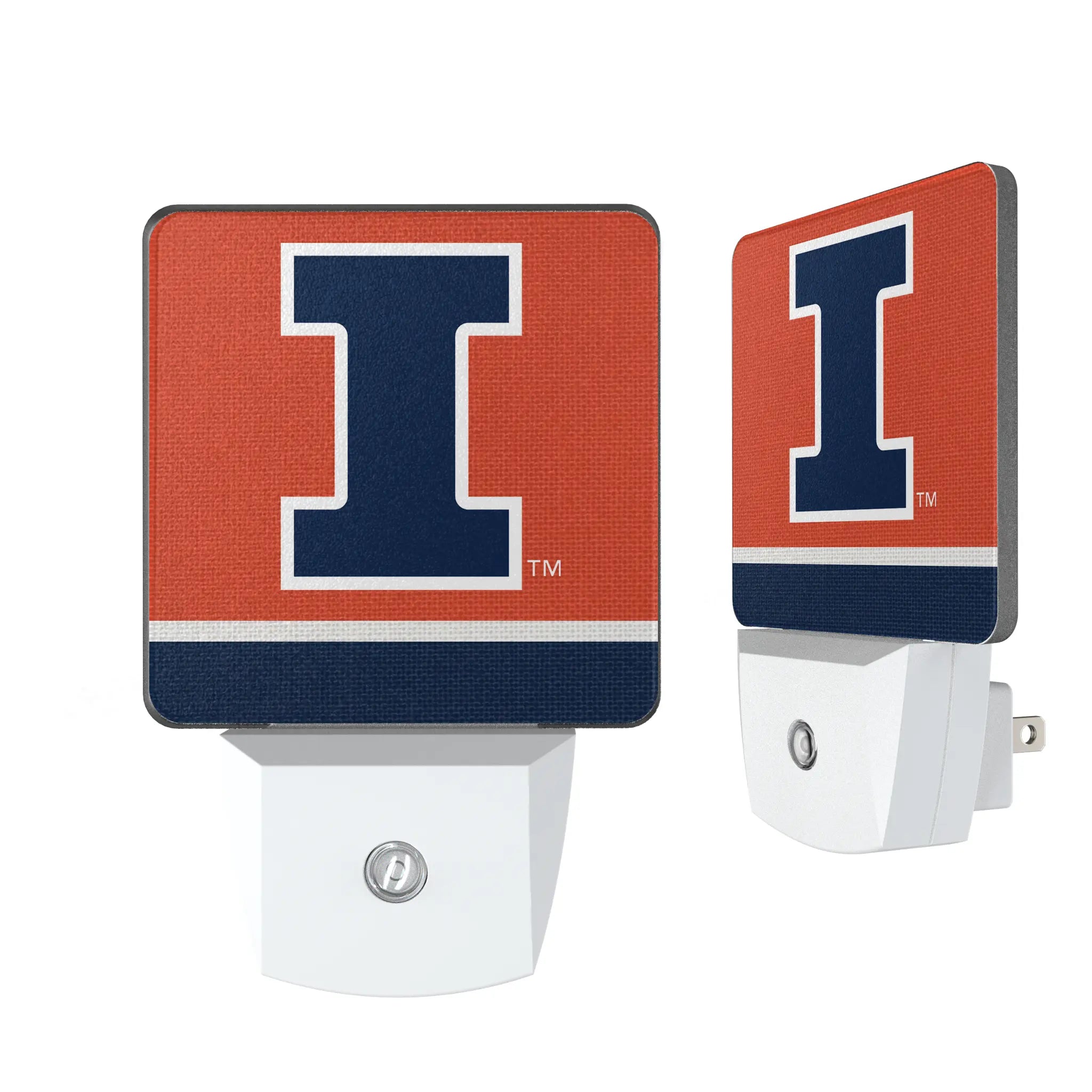 University of Illinois Fighting Illini Stripe Night Light 2-Pack