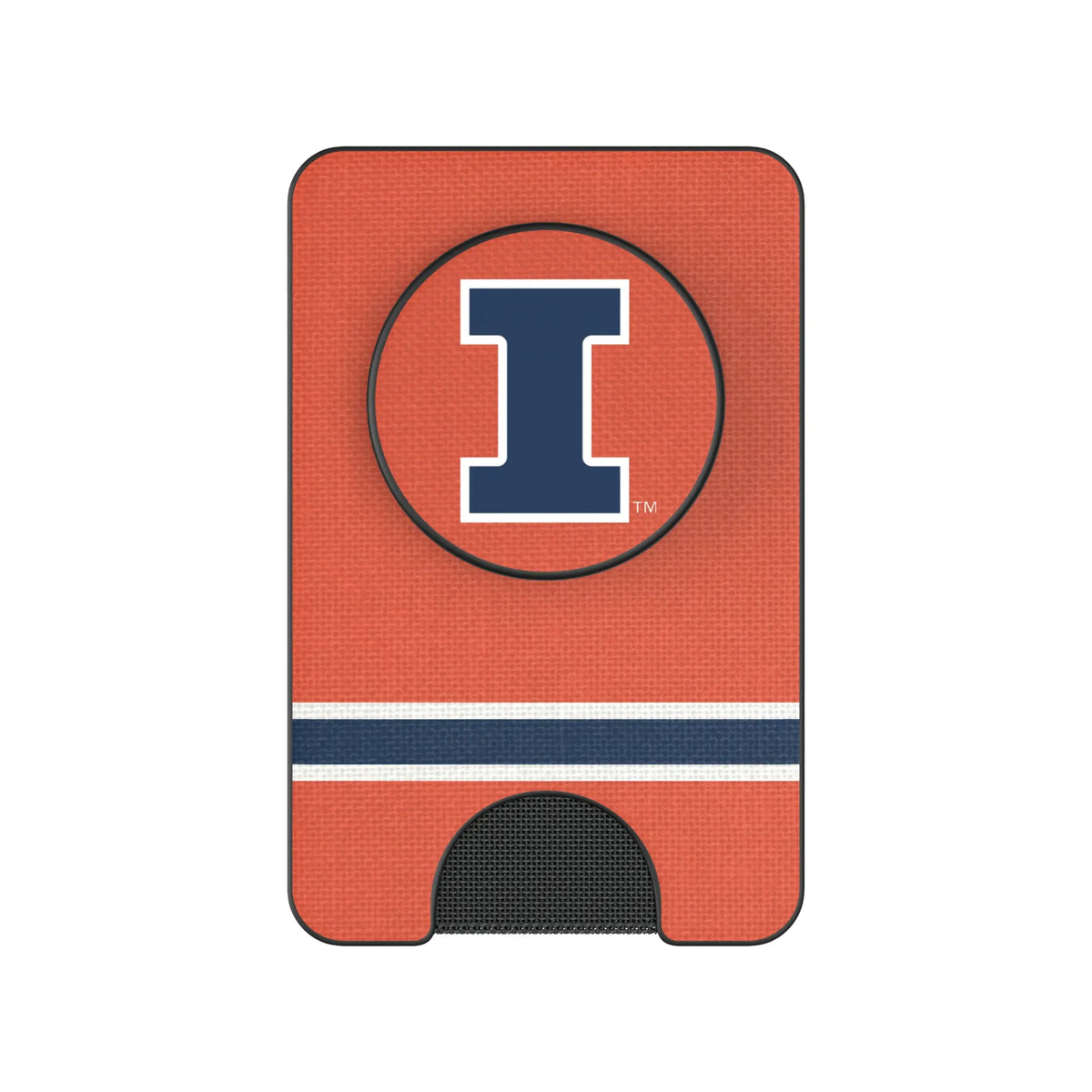 University of Illinois Fighting Illini Stripe Popsockets Wallet Magnetic