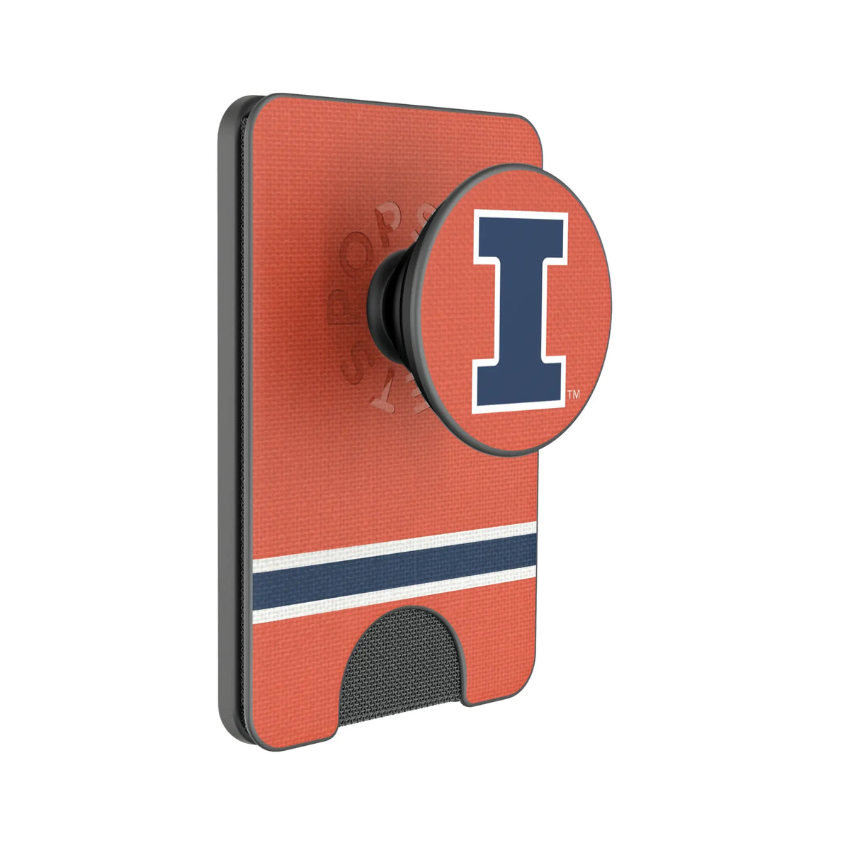 University of Illinois Fighting Illini Stripe Popsockets Wallet Magnetic