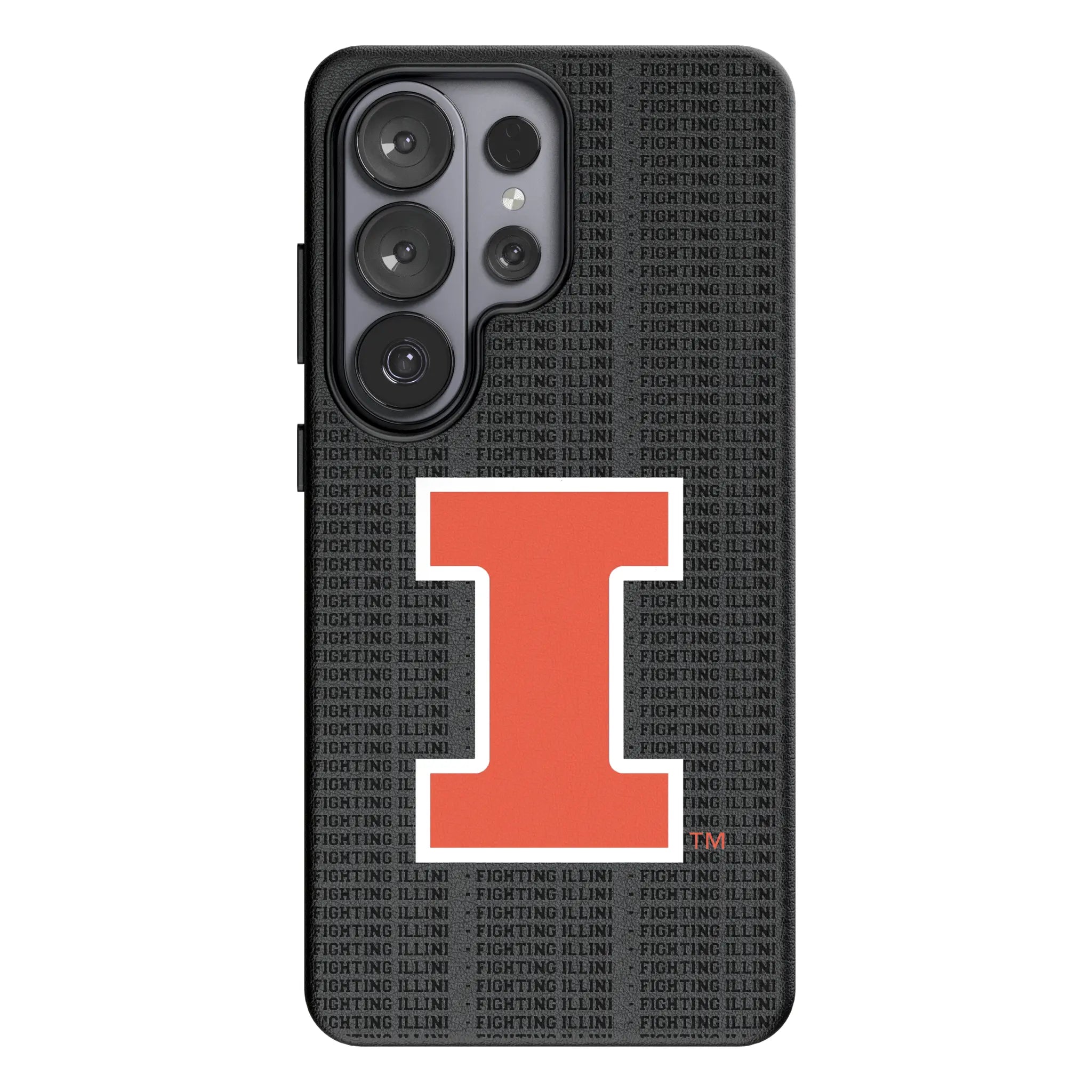 University of Illinois Fighting Illini Text Backdrop Galaxy MagSafe Compatible Phone Case for Samsung Galaxy#Device_Galaxy S26 Ultra