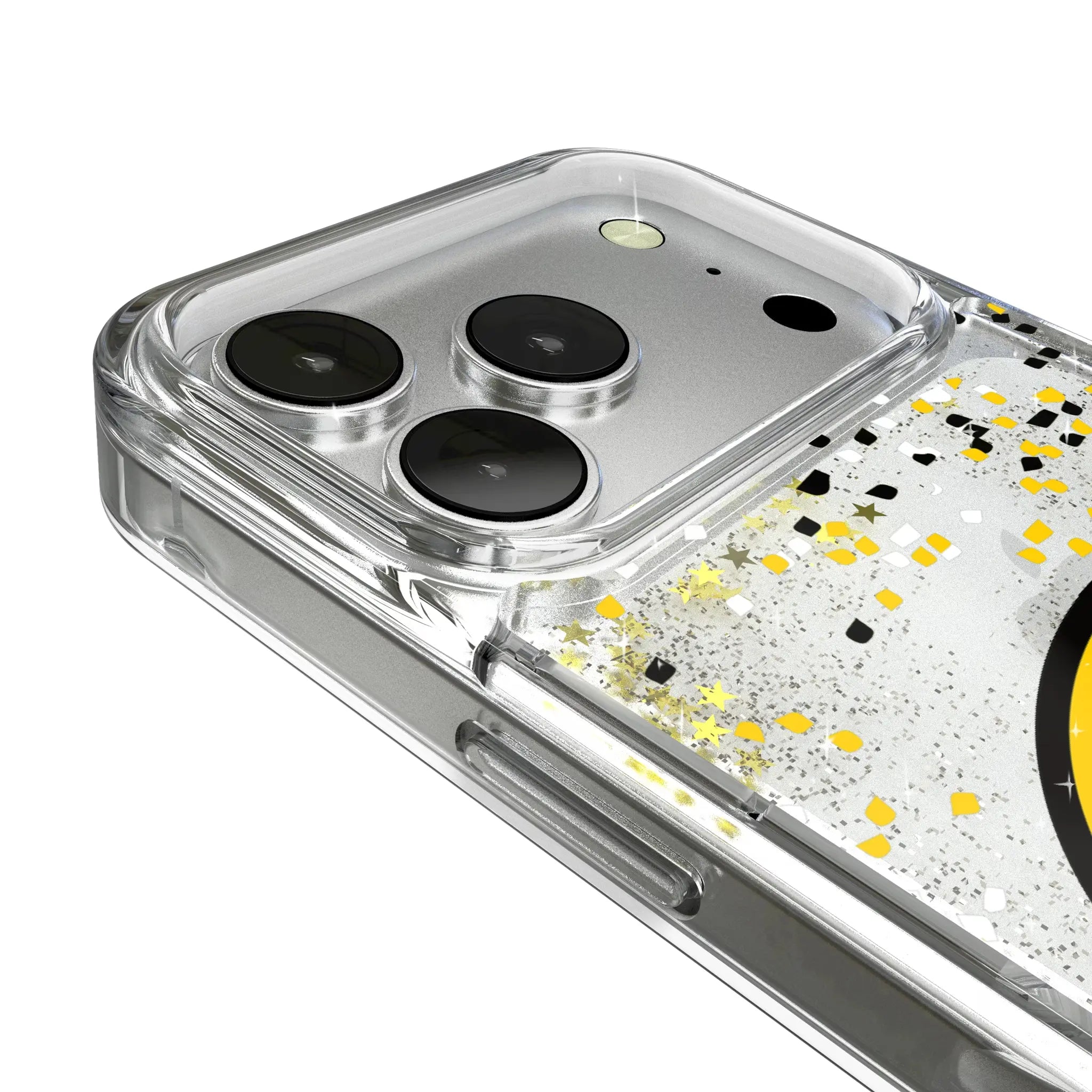 University of Iowa Hawkeyes Confetti iPhone Glitter Phone Case for Apple iPhone - Detail