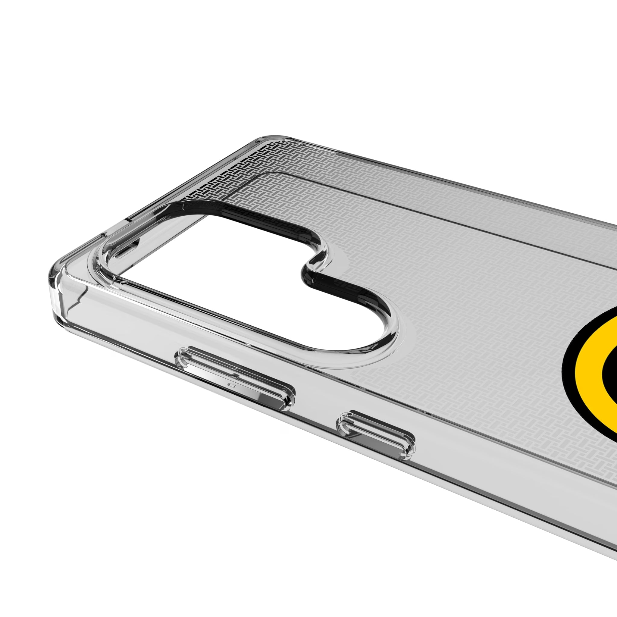 University of Iowa Hawkeyes Linen Galaxy Clear Phone Case for Samsung Galaxy - Detail