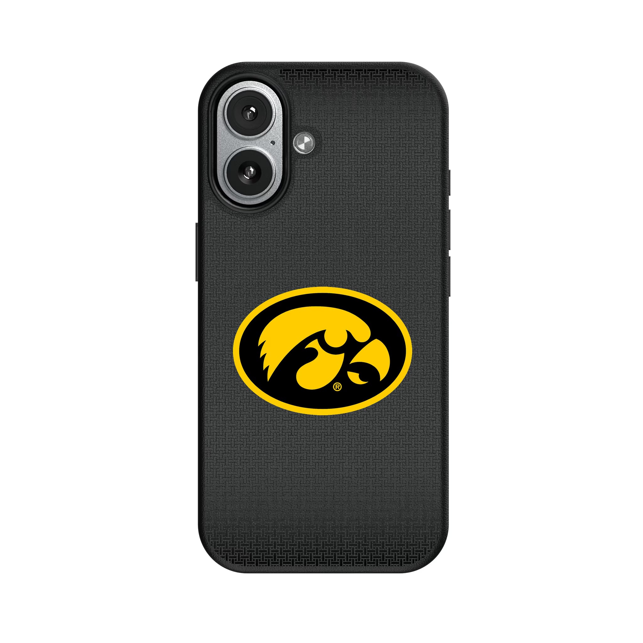 University of Iowa Hawkeyes Linen iPhone MagSafe Compatible Phone Case for Apple iPhone#Device_iPhone 17