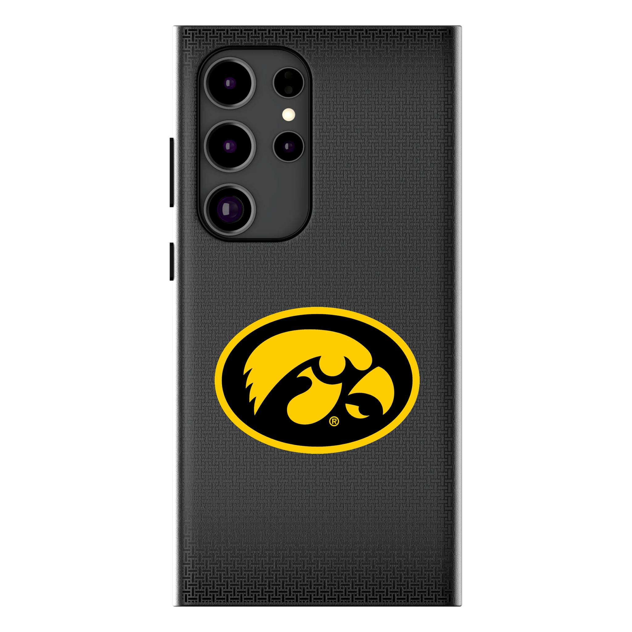 University of Iowa Hawkeyes Linen Galaxy MagSafe Compatible Phone Case for Samsung Galaxy