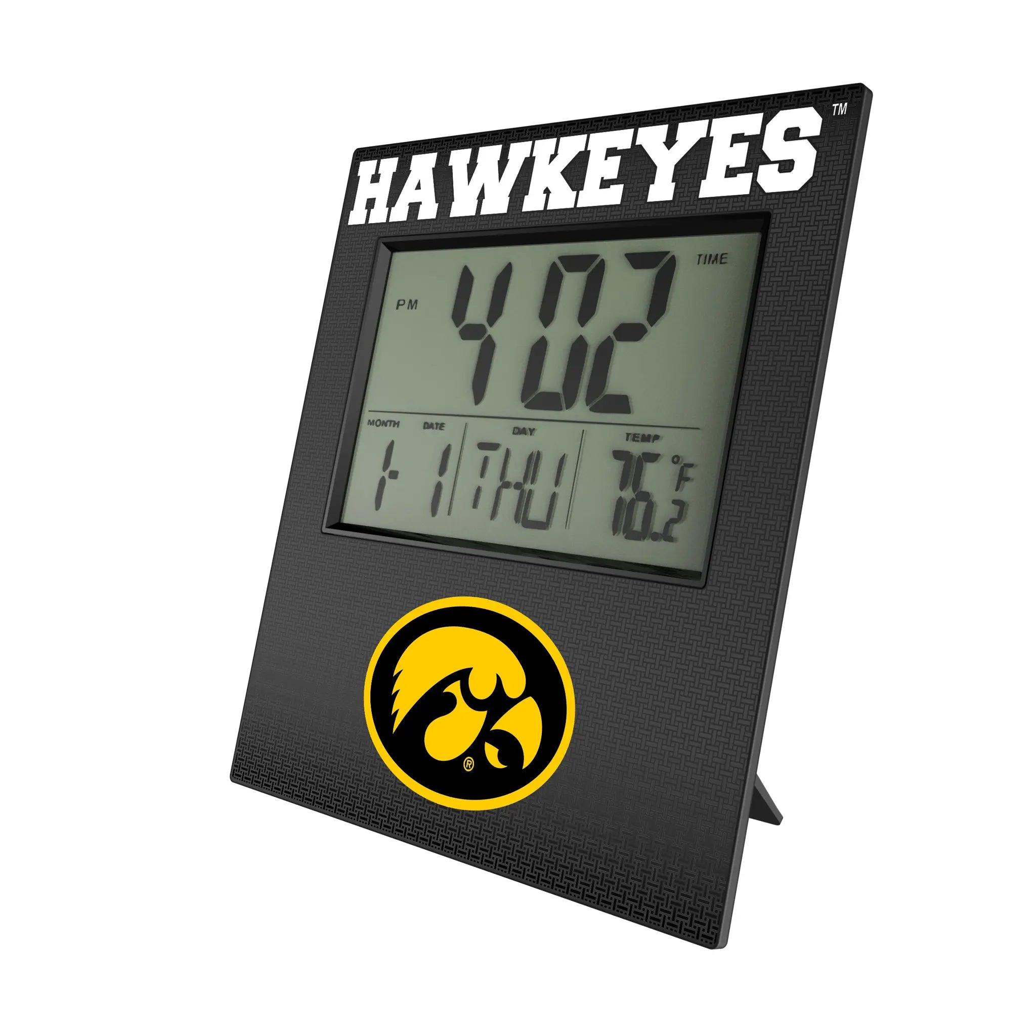 University of Iowa Hawkeyes Linen Wall Clock