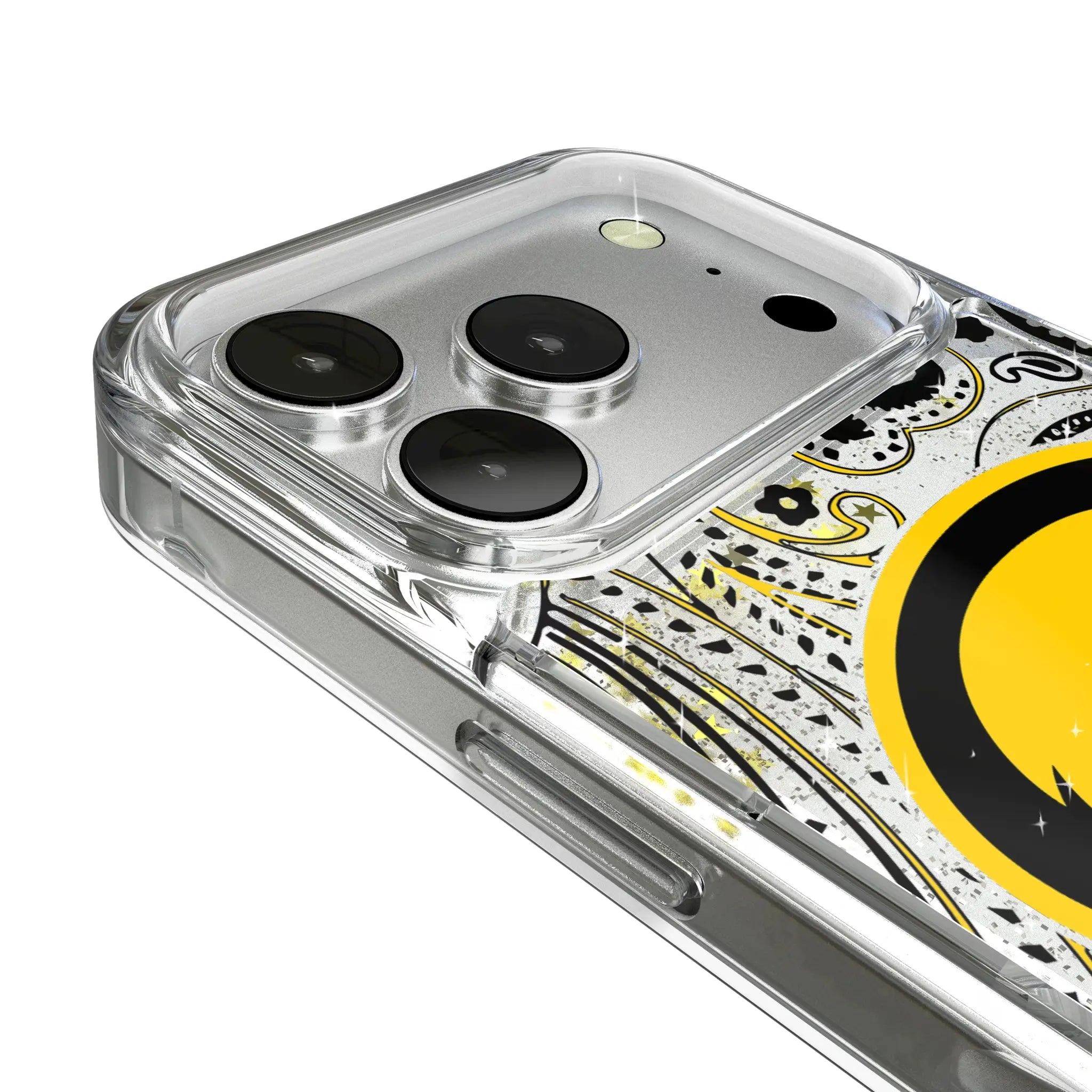 University of Iowa Hawkeyes Paisley iPhone Glitter Phone Case for Apple iPhone - Detail