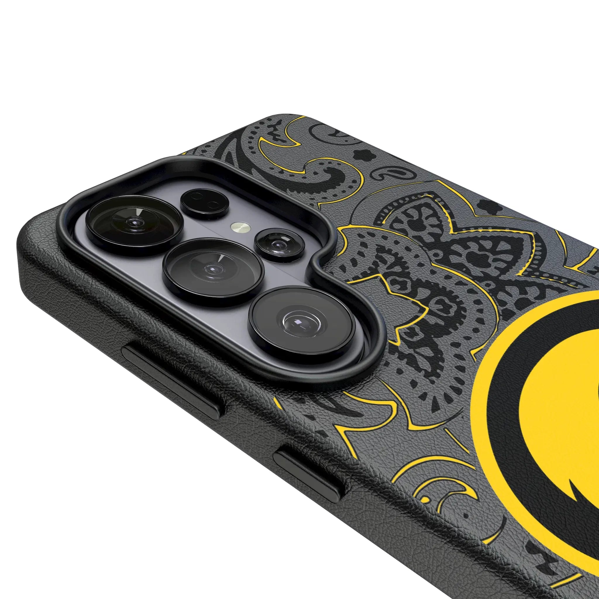 University of Iowa Hawkeyes Paisley Galaxy MagSafe Compatible Phone Case for Samsung Galaxy - Detail#Device_Galaxy S26 Ultra