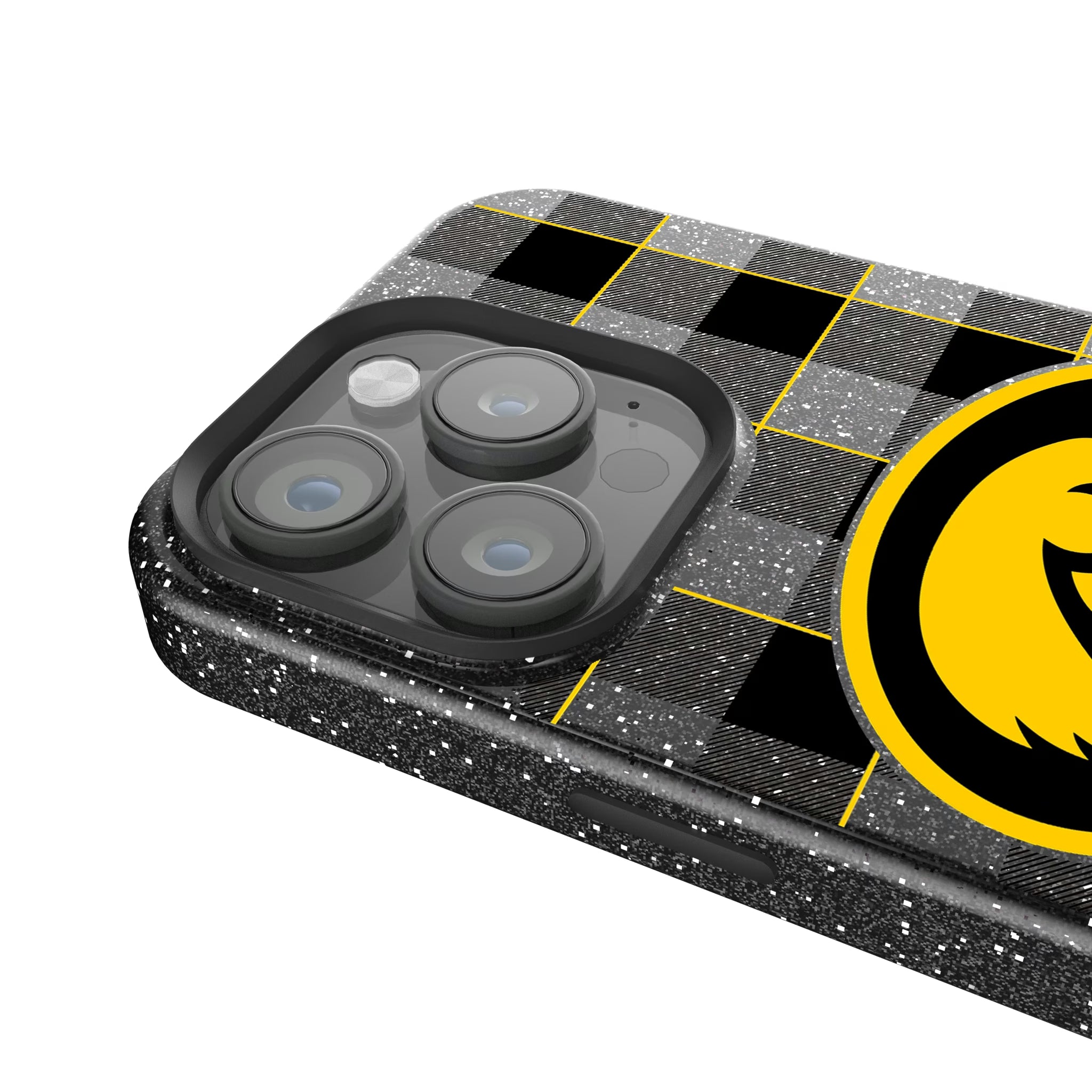 University of Iowa Hawkeyes Plaid iPhone Bling Phone Case for Apple iPhone - Detail