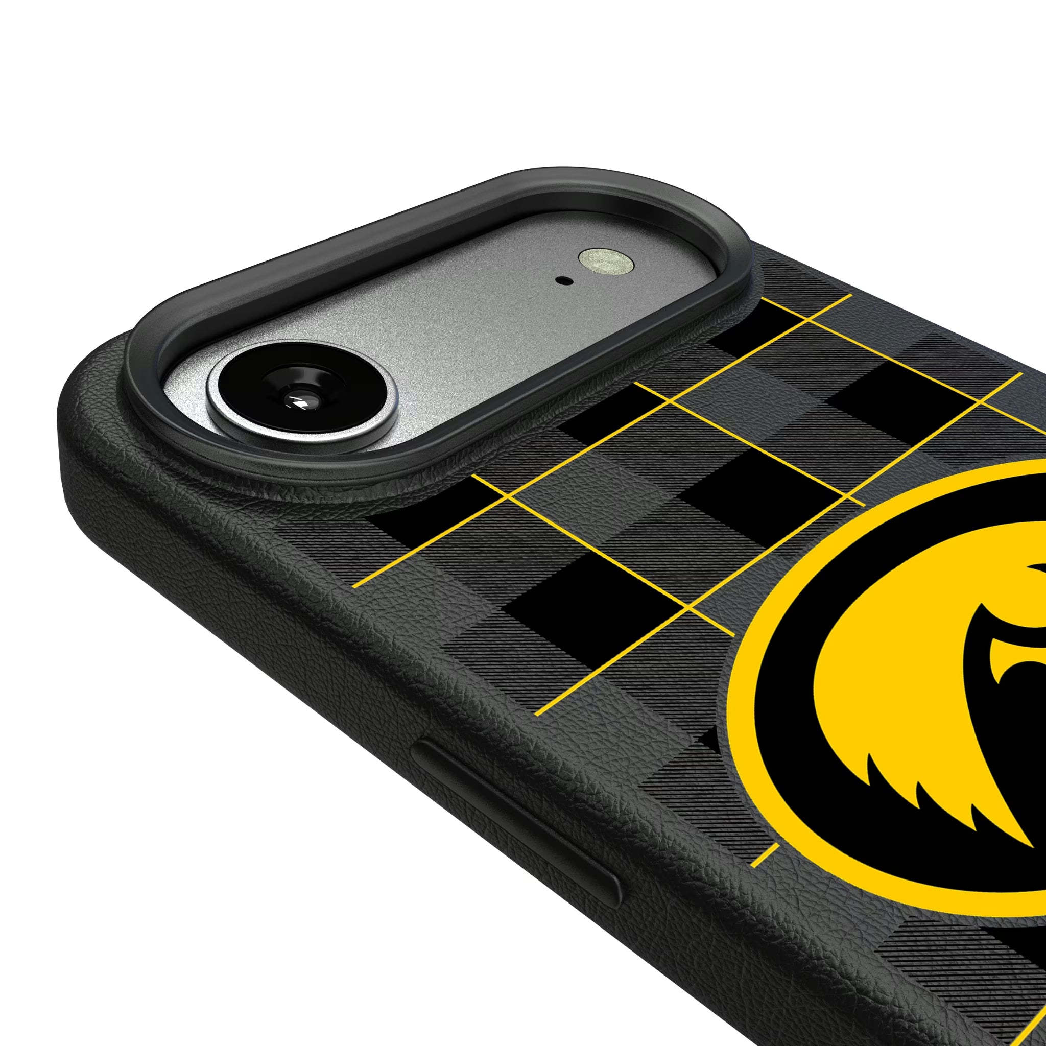 University of Iowa Hawkeyes Plaid iPhone MagSafe Compatible Phone Case for Apple iPhone - Detail#Device_iPhone Air