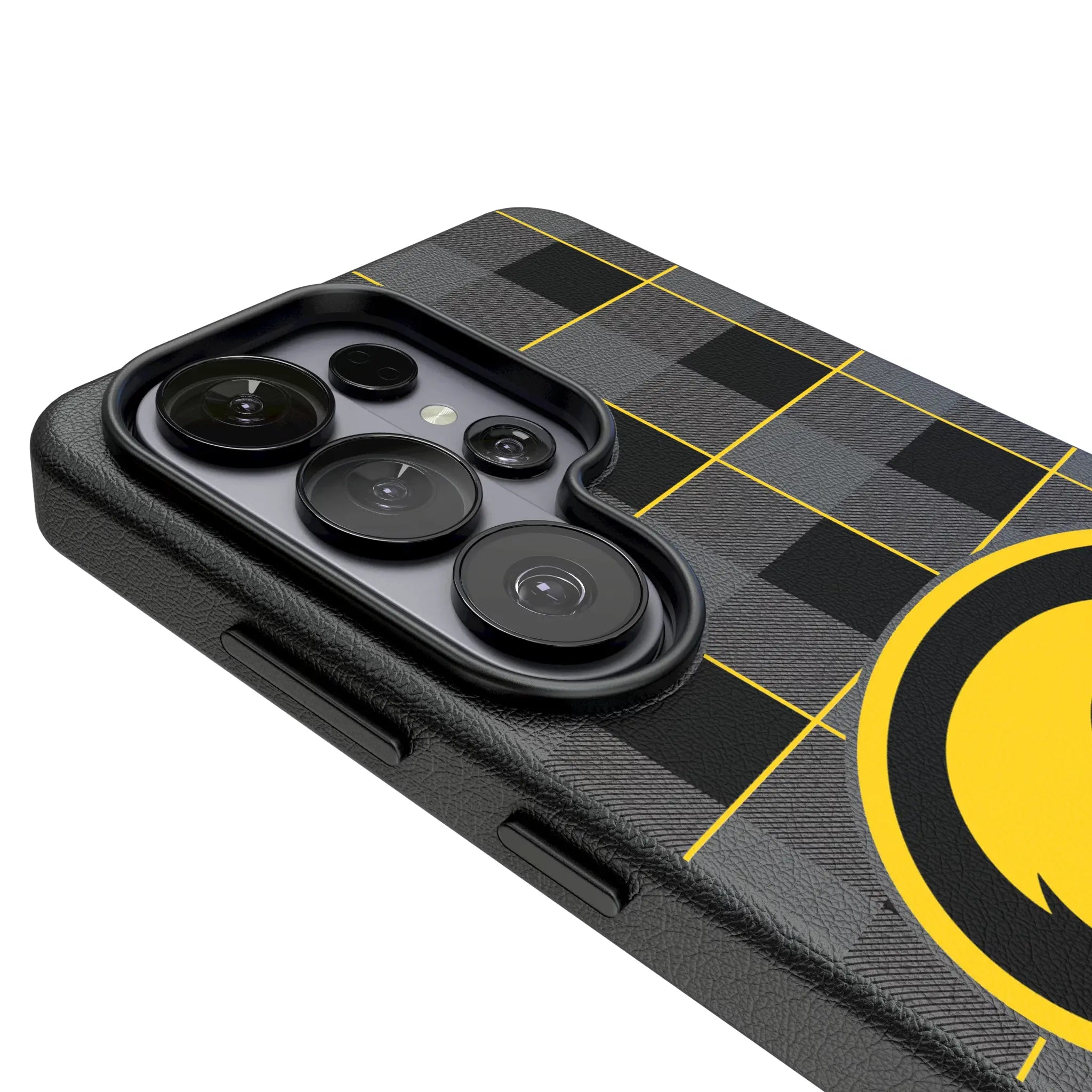 University of Iowa Hawkeyes Plaid Galaxy MagSafe Compatible Phone Case for Samsung Galaxy - Detail#Device_Galaxy S26 Ultra