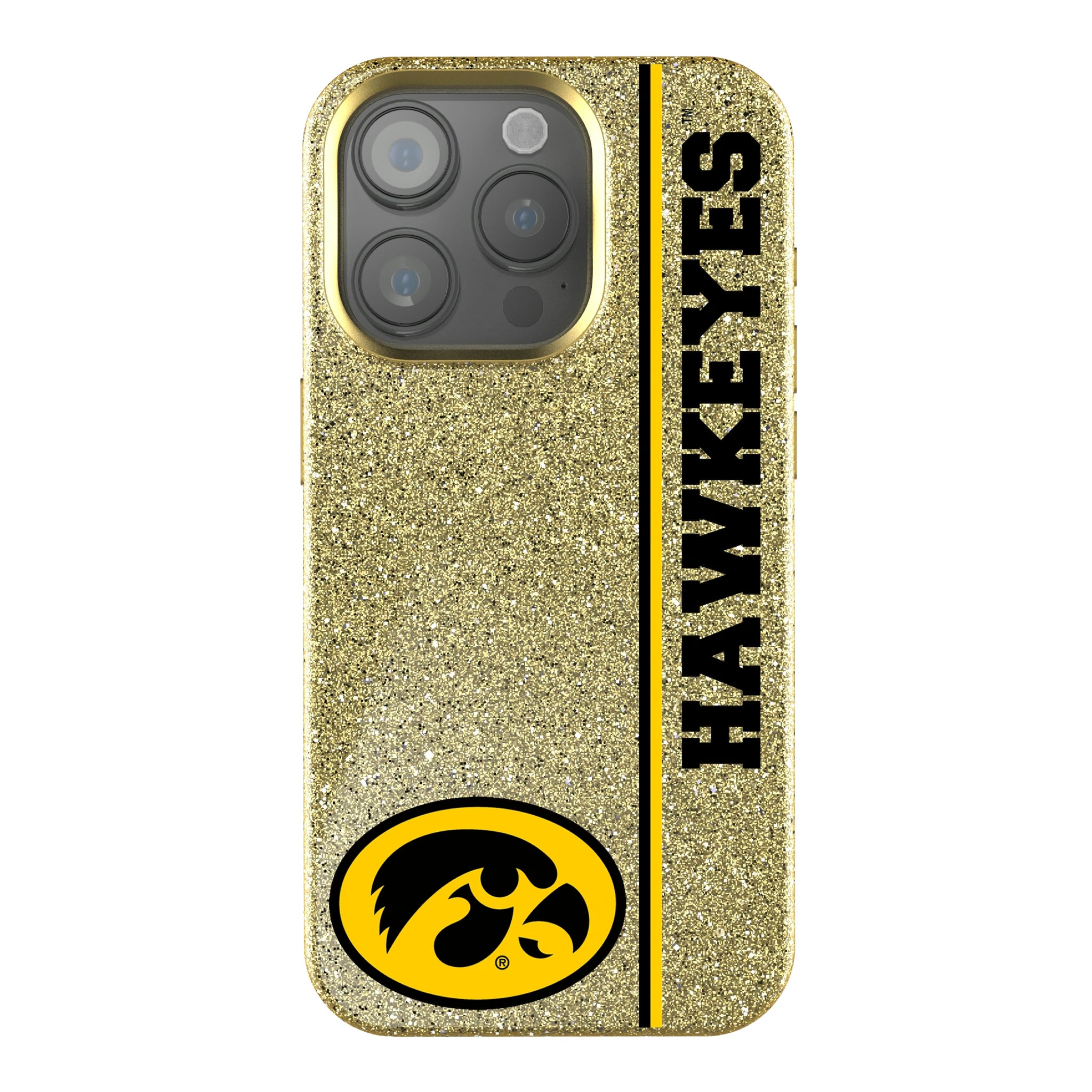 University of Iowa Hawkeyes Sidebar iPhone Bling Phone Case for Apple iPhone