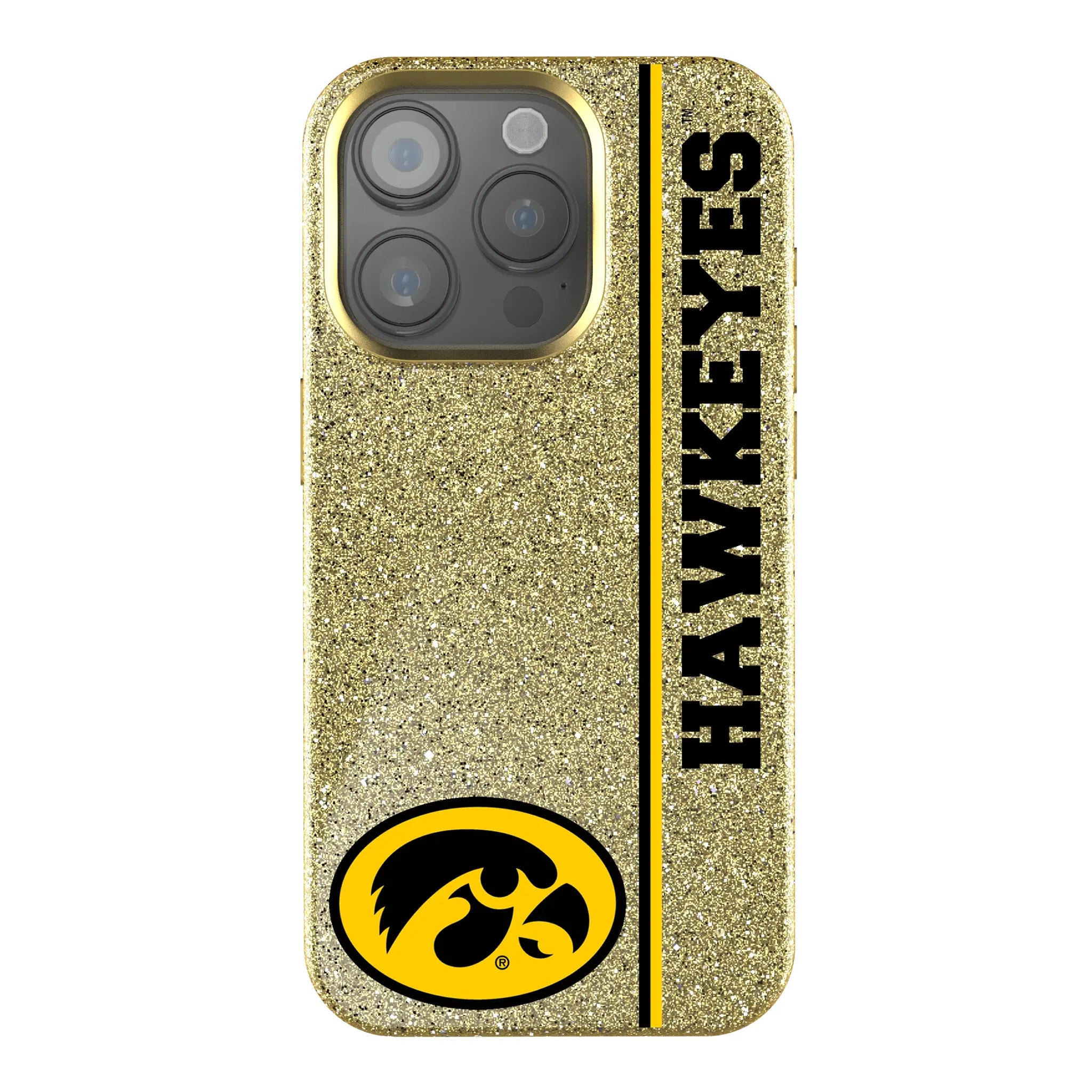University of Iowa Hawkeyes Sidebar iPhone Bling Phone Case for Apple iPhone