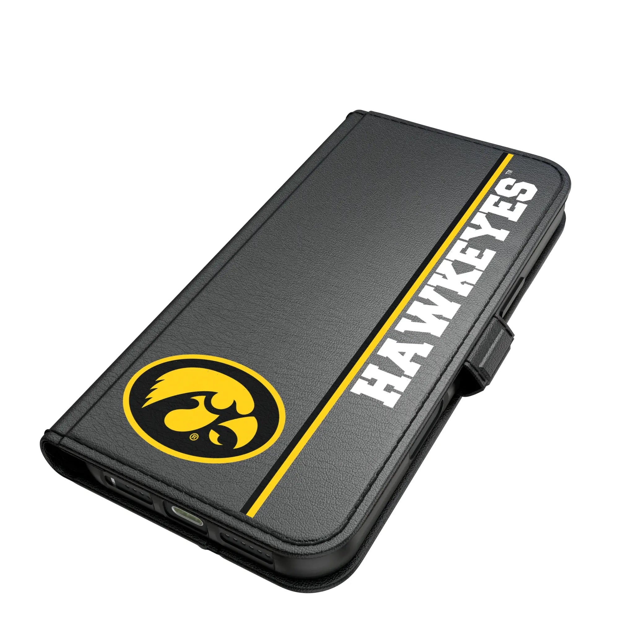 University of Iowa Hawkeyes Sidebar iPhone Folio Phone Case for Apple iPhone#Device_iPhone 17 Pro Max