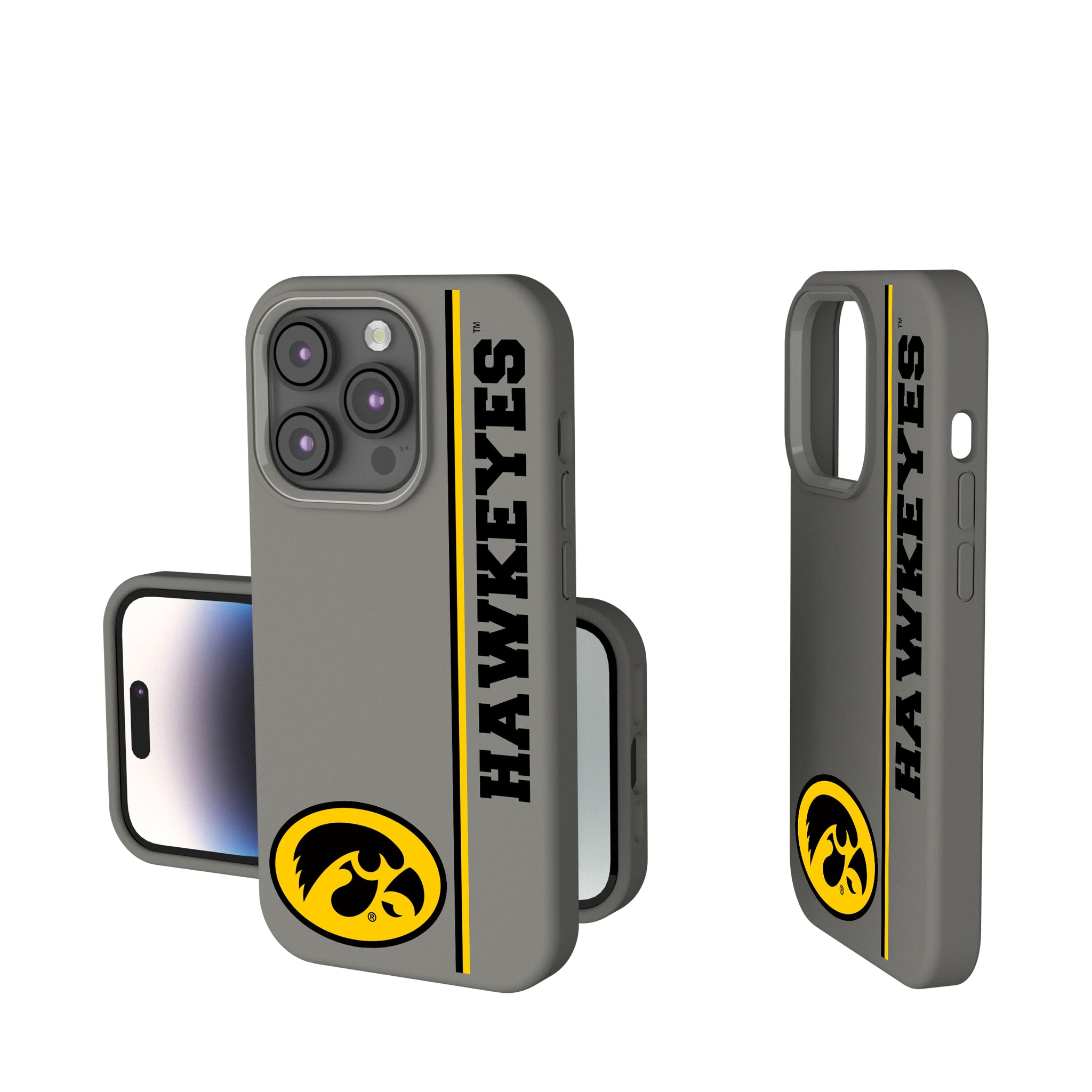 University of Iowa Hawkeyes Sidebar iPhone Soft Touch Phone Case for Apple iPhone