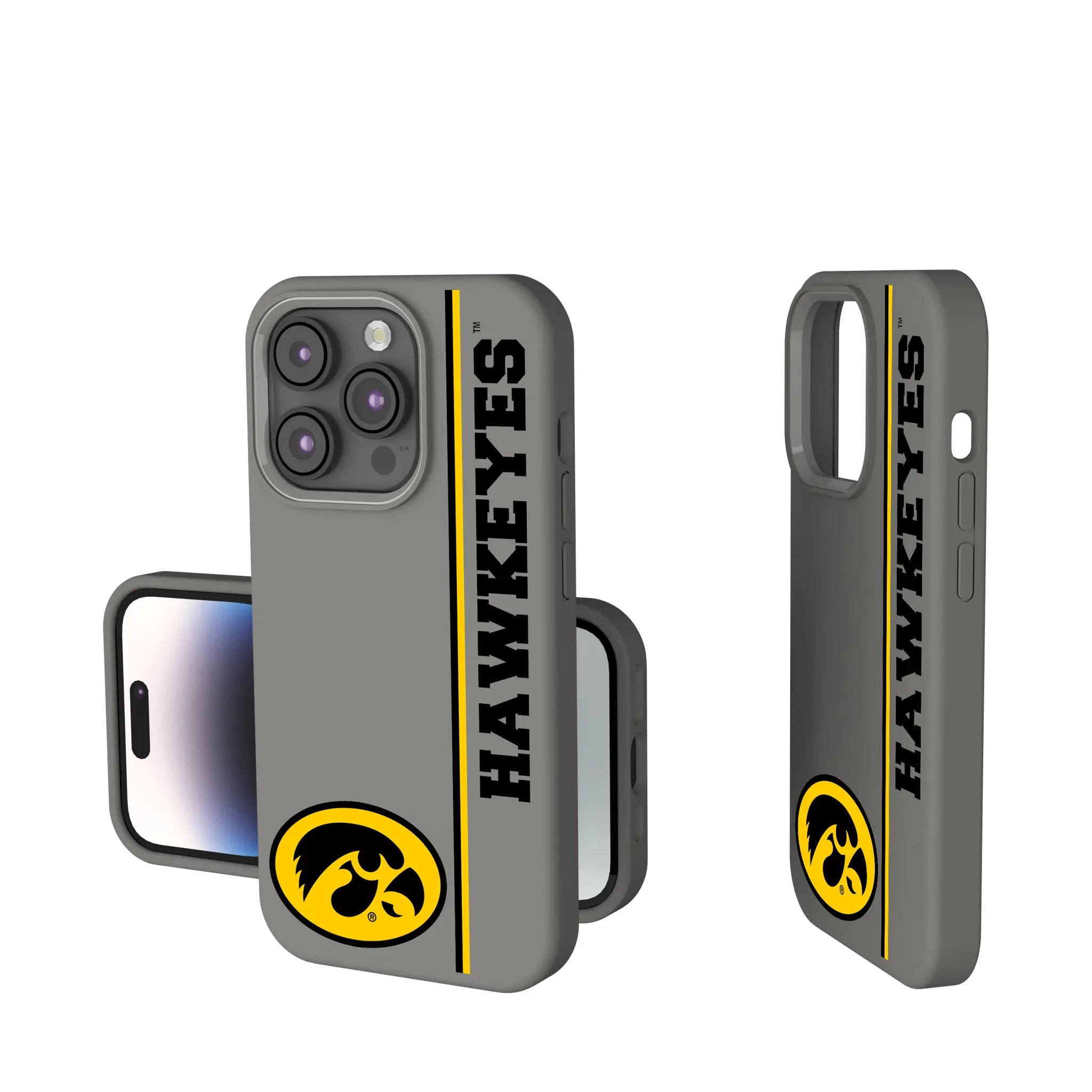 University of Iowa Hawkeyes Sidebar iPhone Soft Touch Phone Case for Apple iPhone