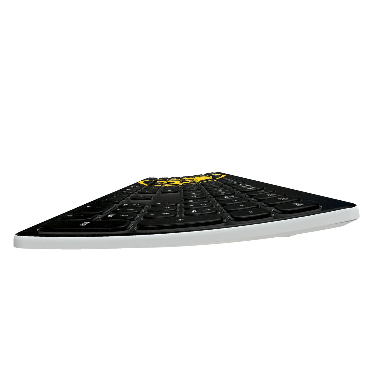 University of Iowa Hawkeyes Solid KKB605 Curved Wireless Keyboard