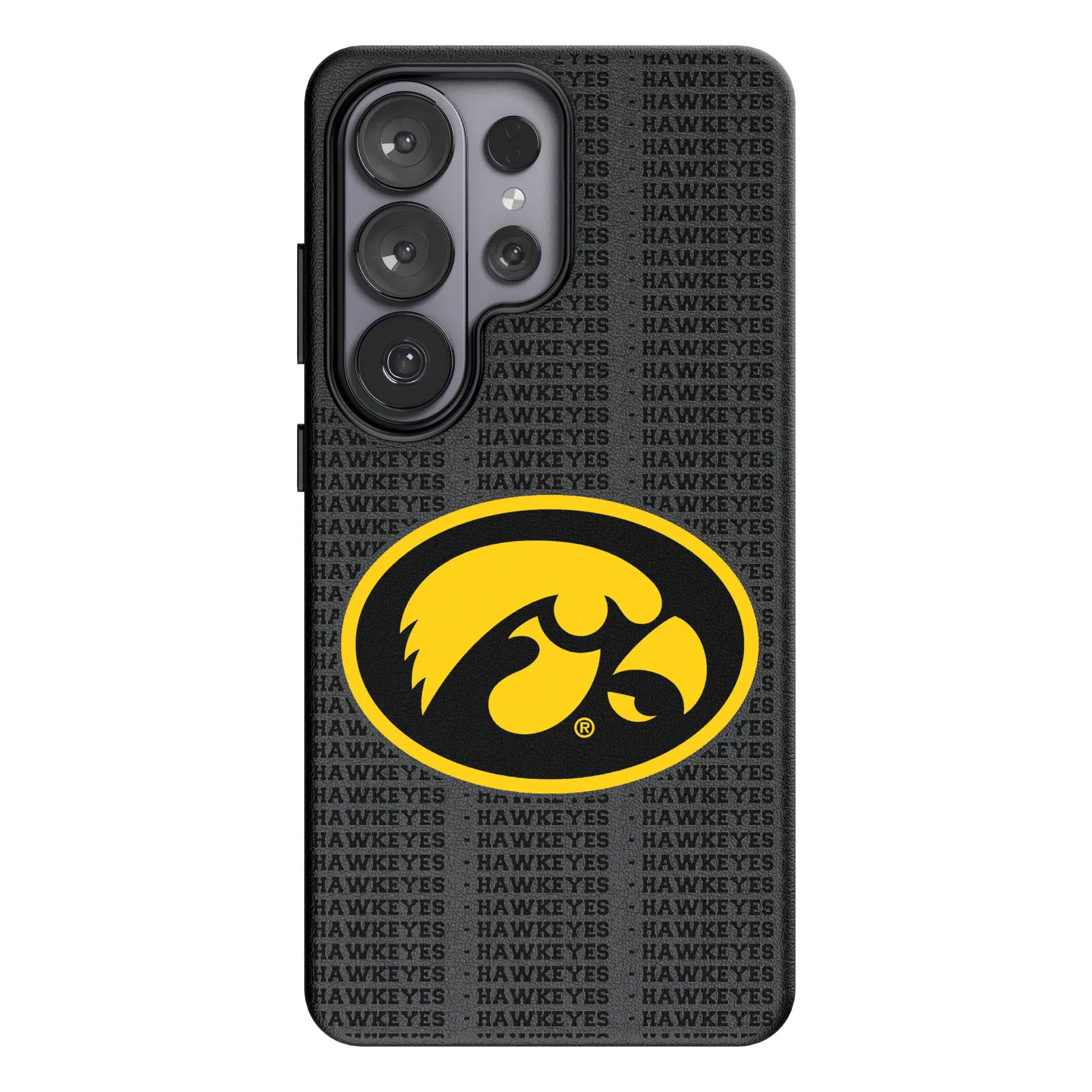 University of Iowa Hawkeyes Text Backdrop Galaxy MagSafe Compatible Phone Case for Samsung Galaxy#Device_Galaxy S26 Ultra