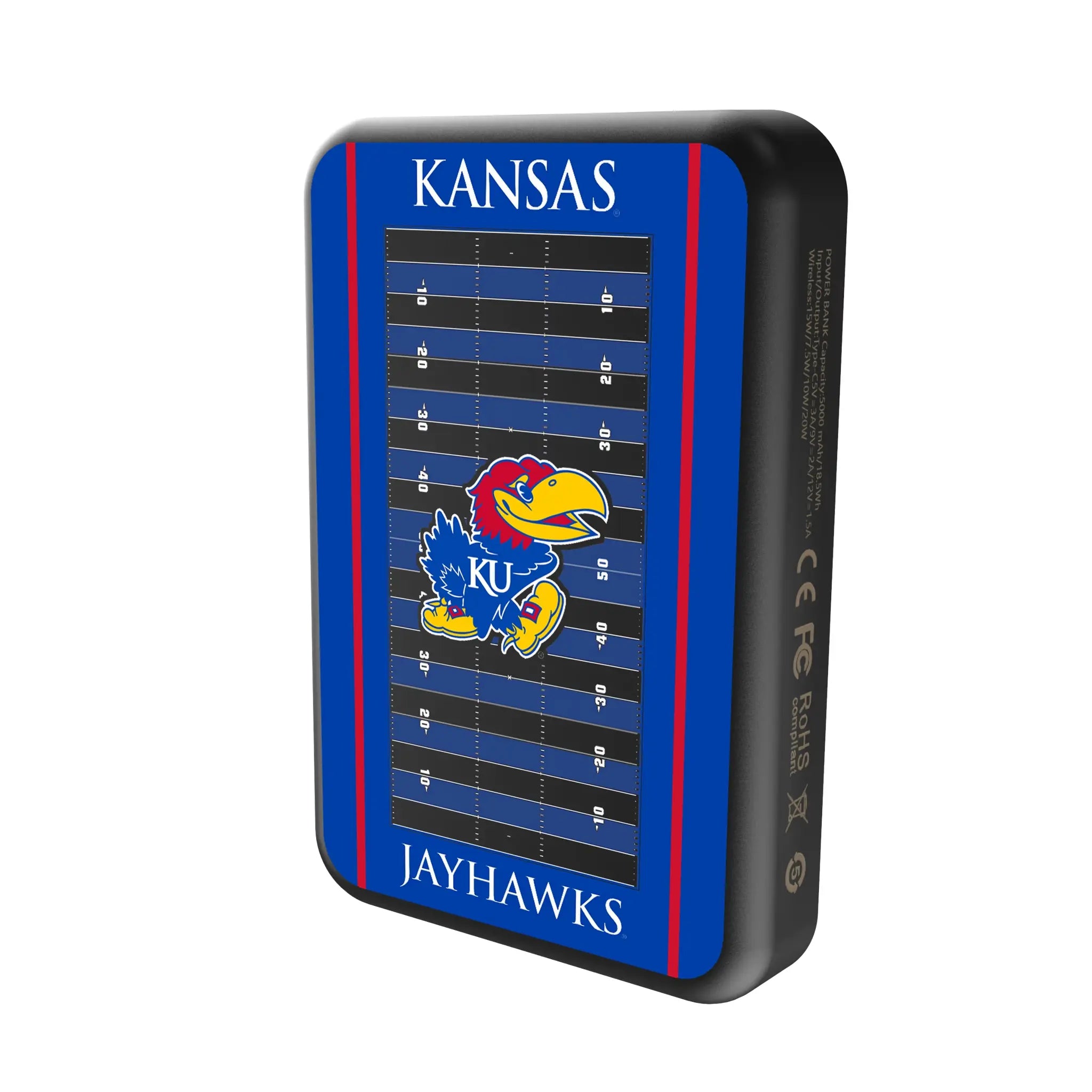 University of Kansas Jayhawks Field Wireless Mag Power Bank