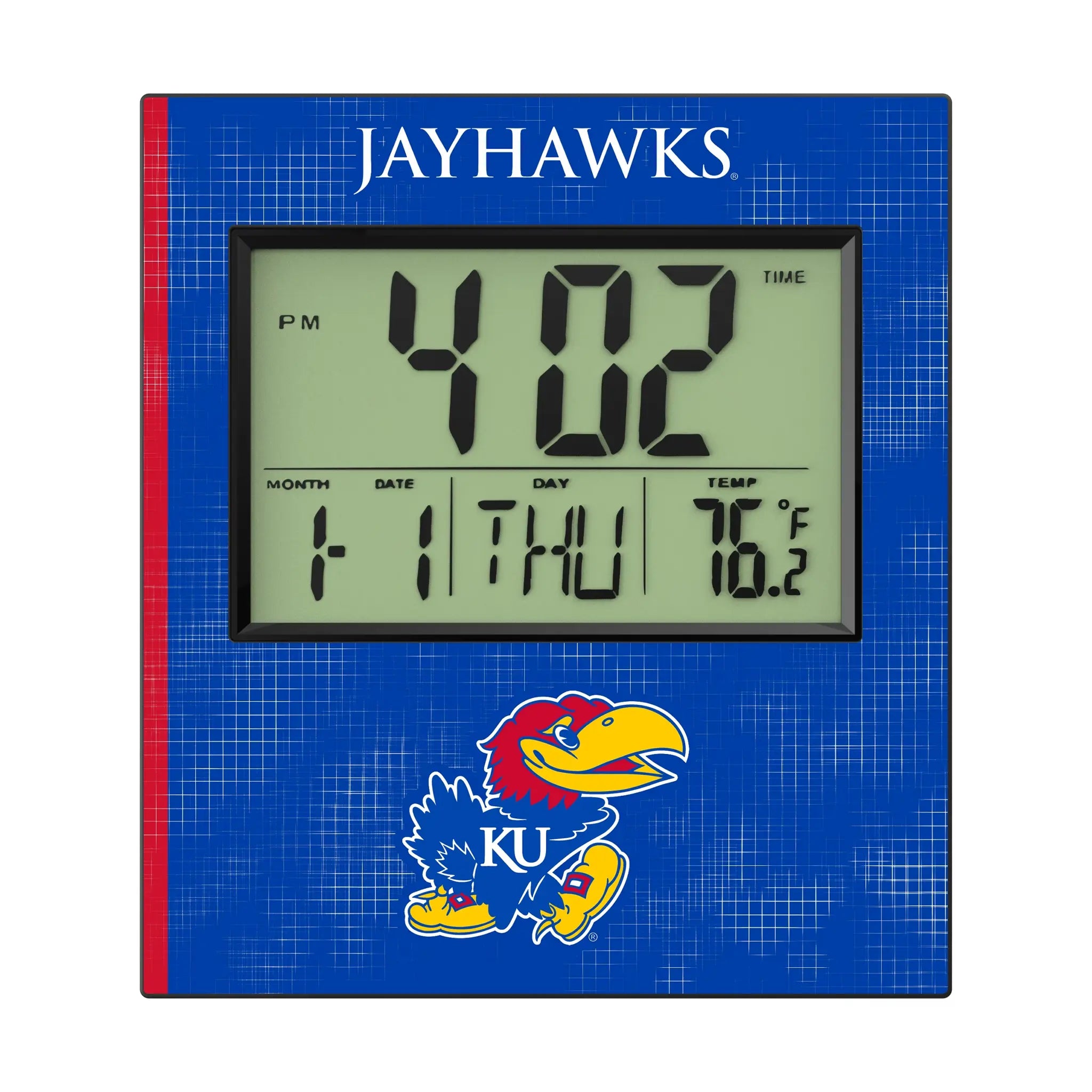 University of Kansas Jayhawks Hatch Wall Clock