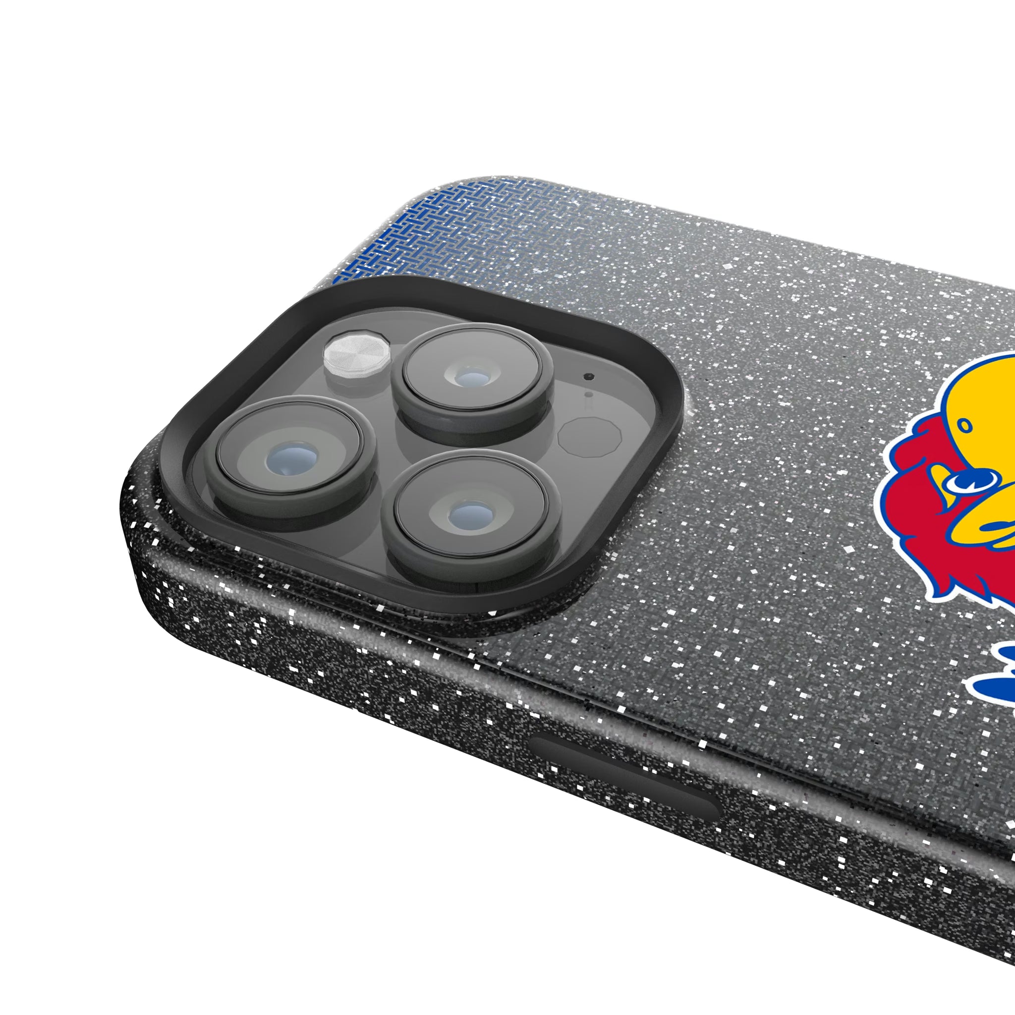 University of Kansas Jayhawks Linen iPhone Bling Phone Case for Apple iPhone - Detail